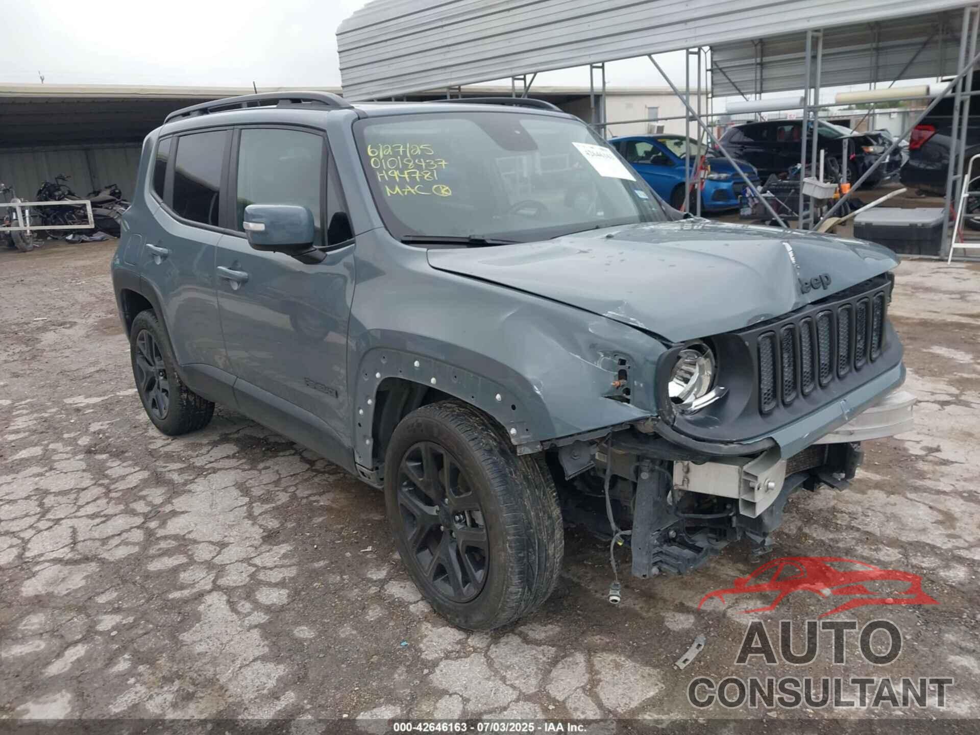 JEEP RENEGADE 2018 - ZACCJABB7JPH94781