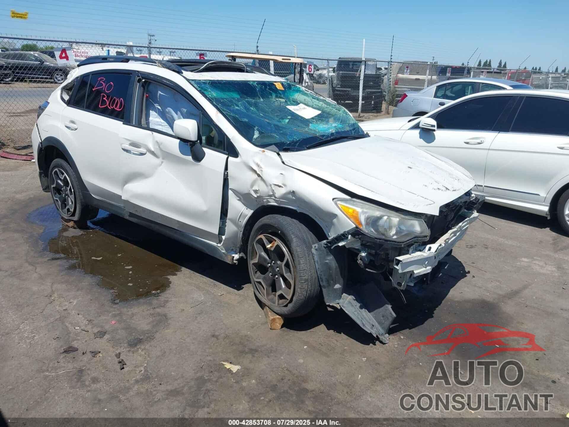 SUBARU XV CROSSTREK 2014 - JF2GPAVC3E8258171