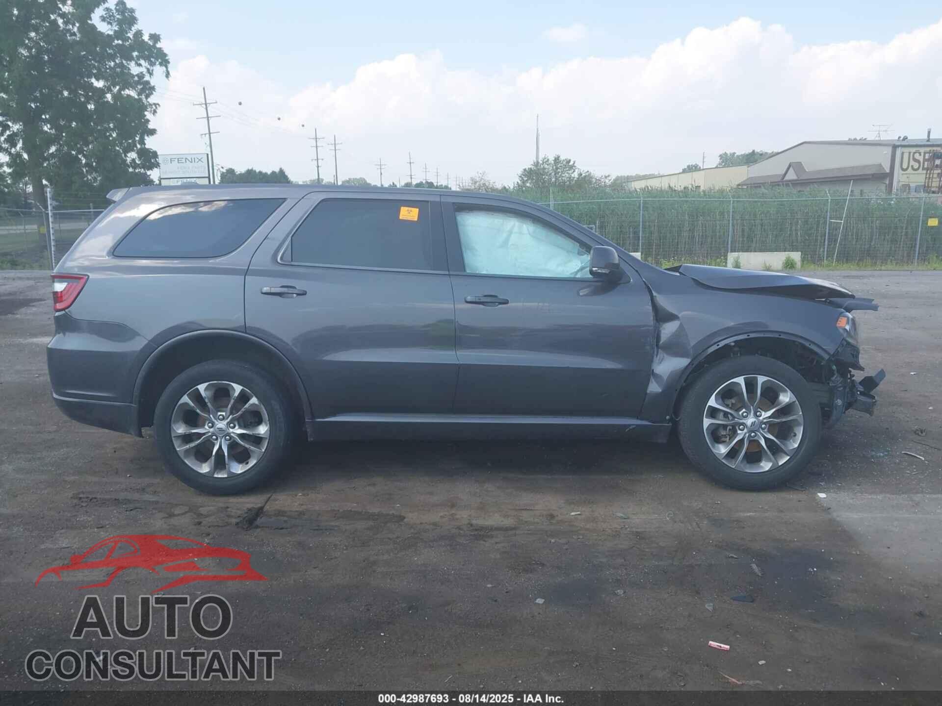 DODGE DURANGO 2019 - 1C4RDHDG2KC824438