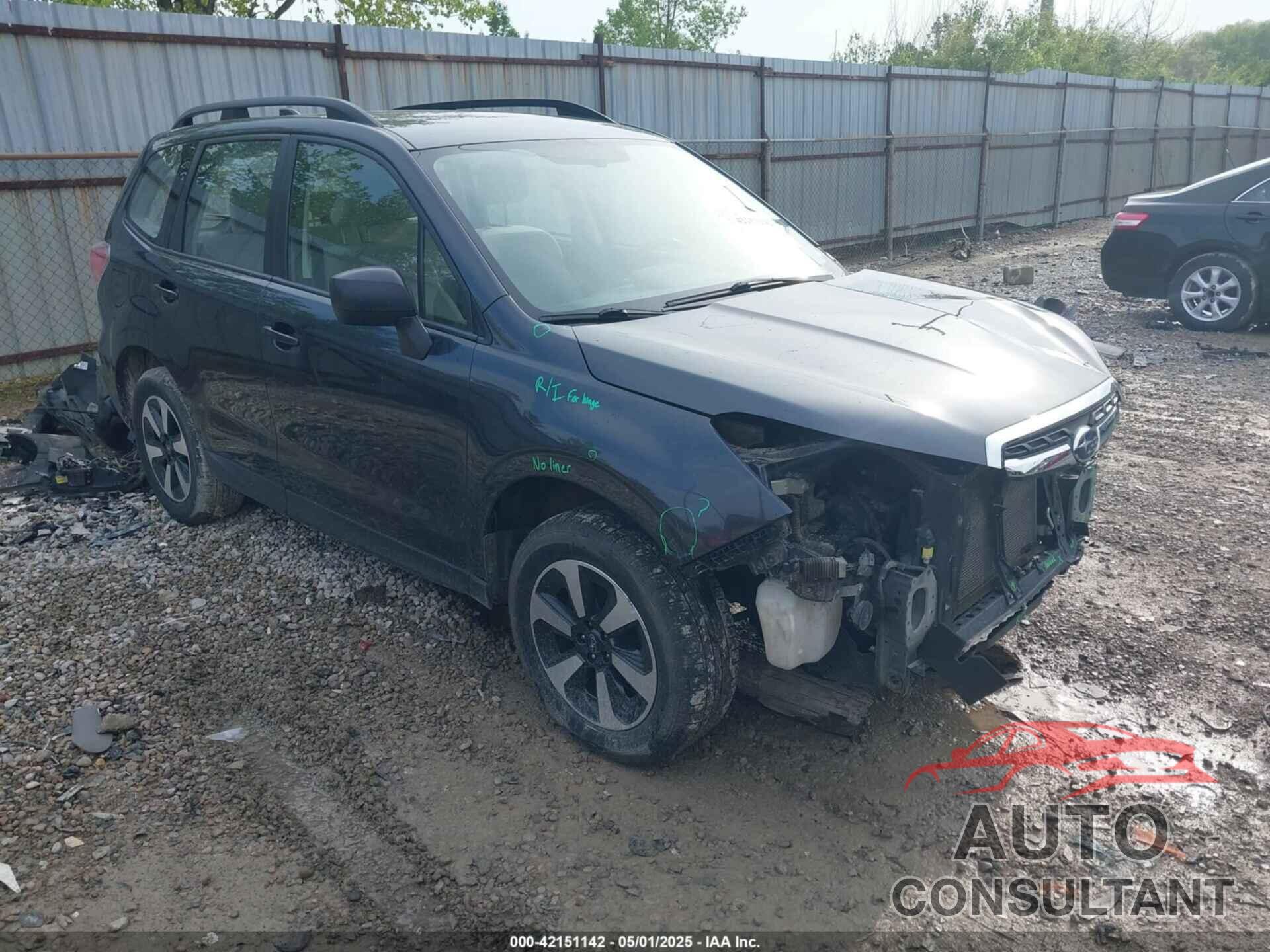 SUBARU FORESTER 2018 - JF2SJABC1JH534213
