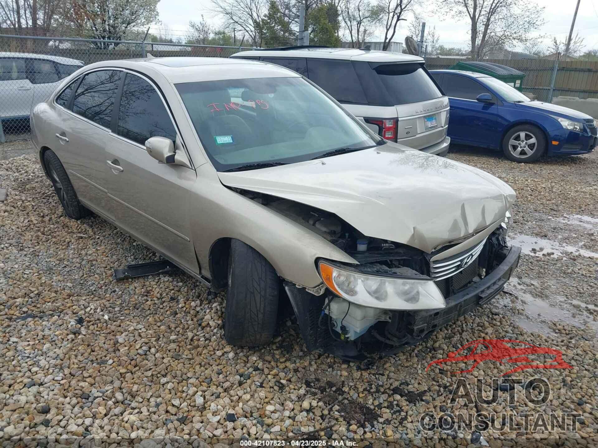 HYUNDAI AZERA 2009 - KMHFC46FX9A343230