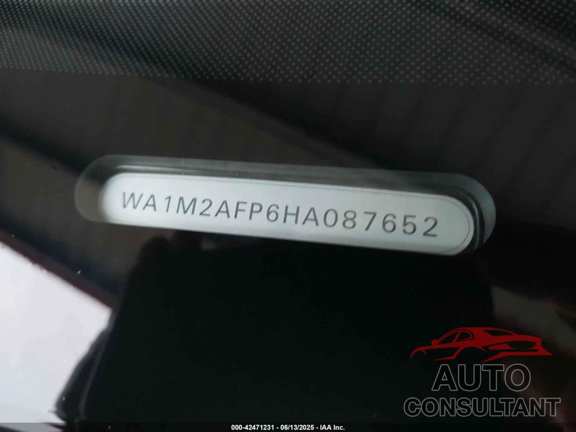 AUDI Q5 2017 - WA1M2AFP6HA087652