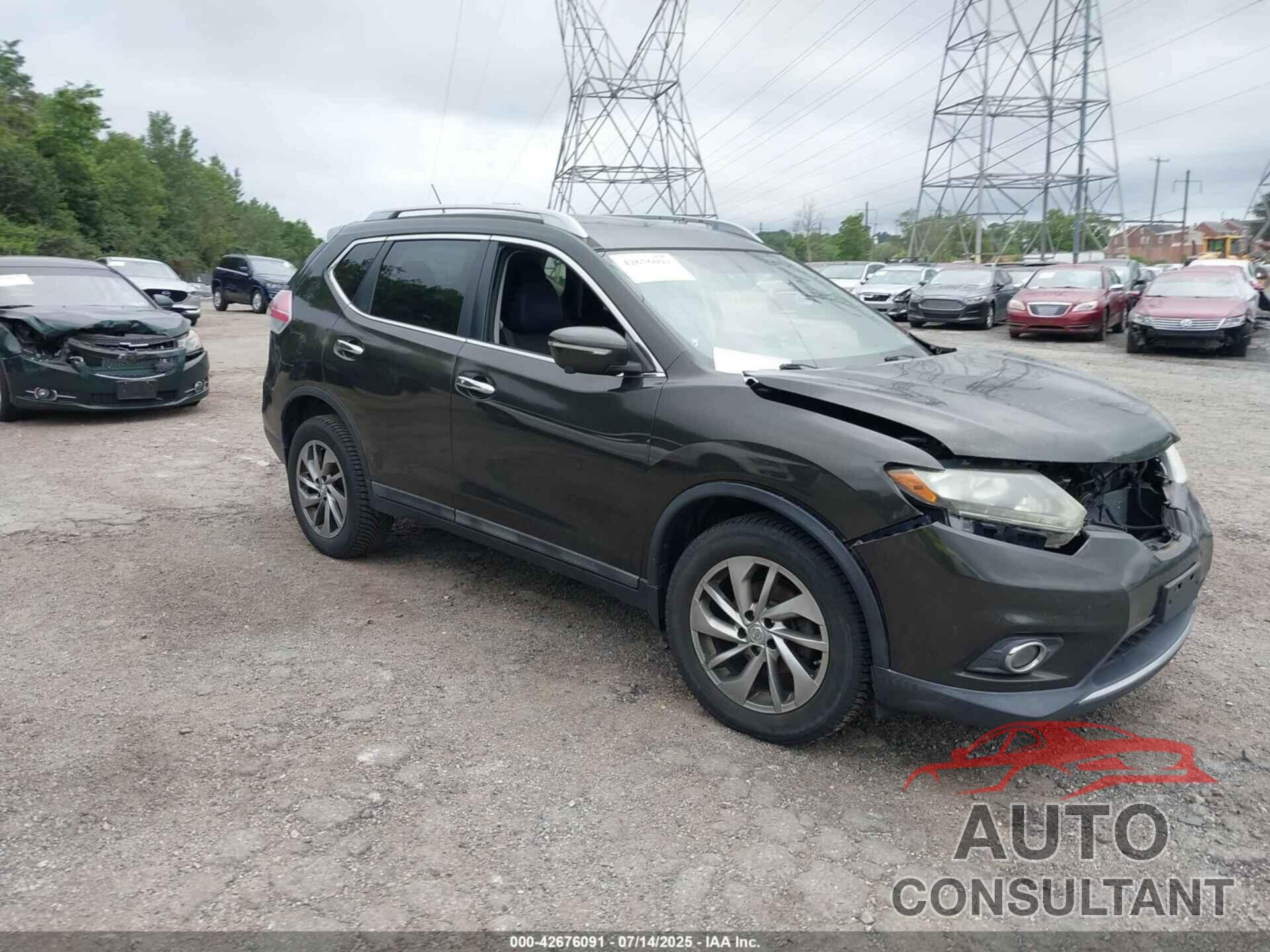 NISSAN ROGUE 2015 - 5N1AT2MV7FC800519