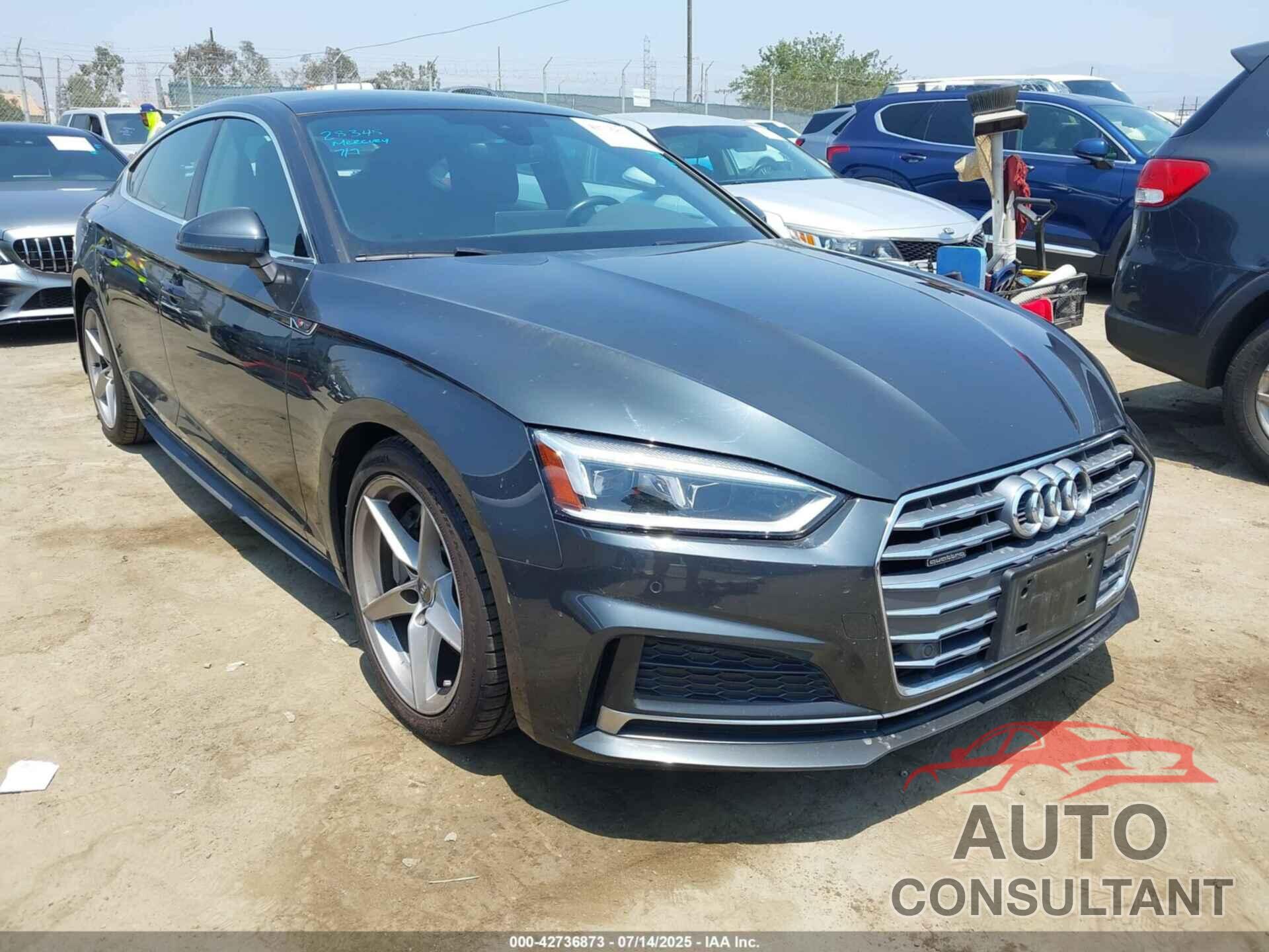 AUDI A5 2018 - WAUENCF57JA128224