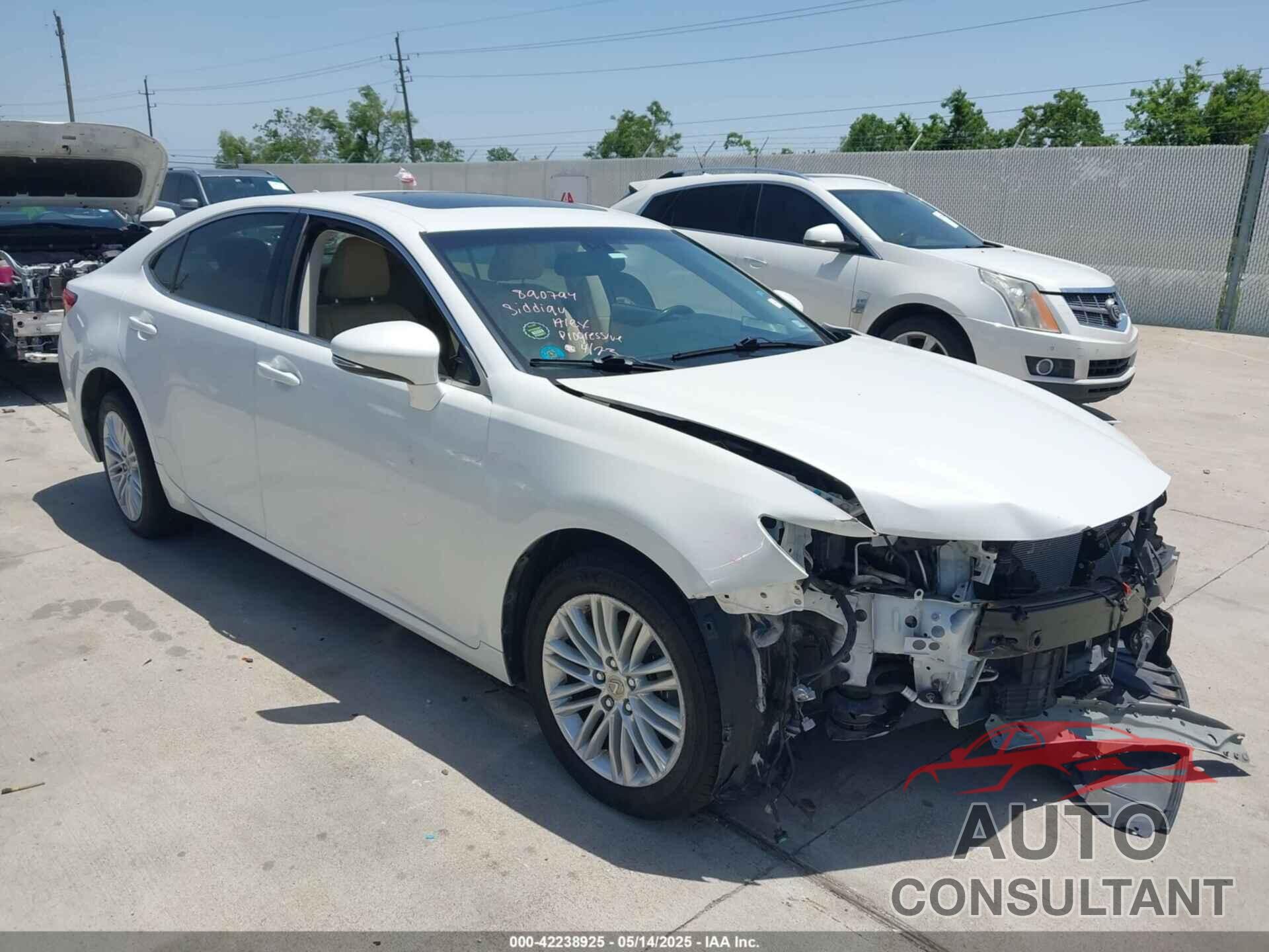 LEXUS ES 350 2014 - JTHBK1GG8E2116309