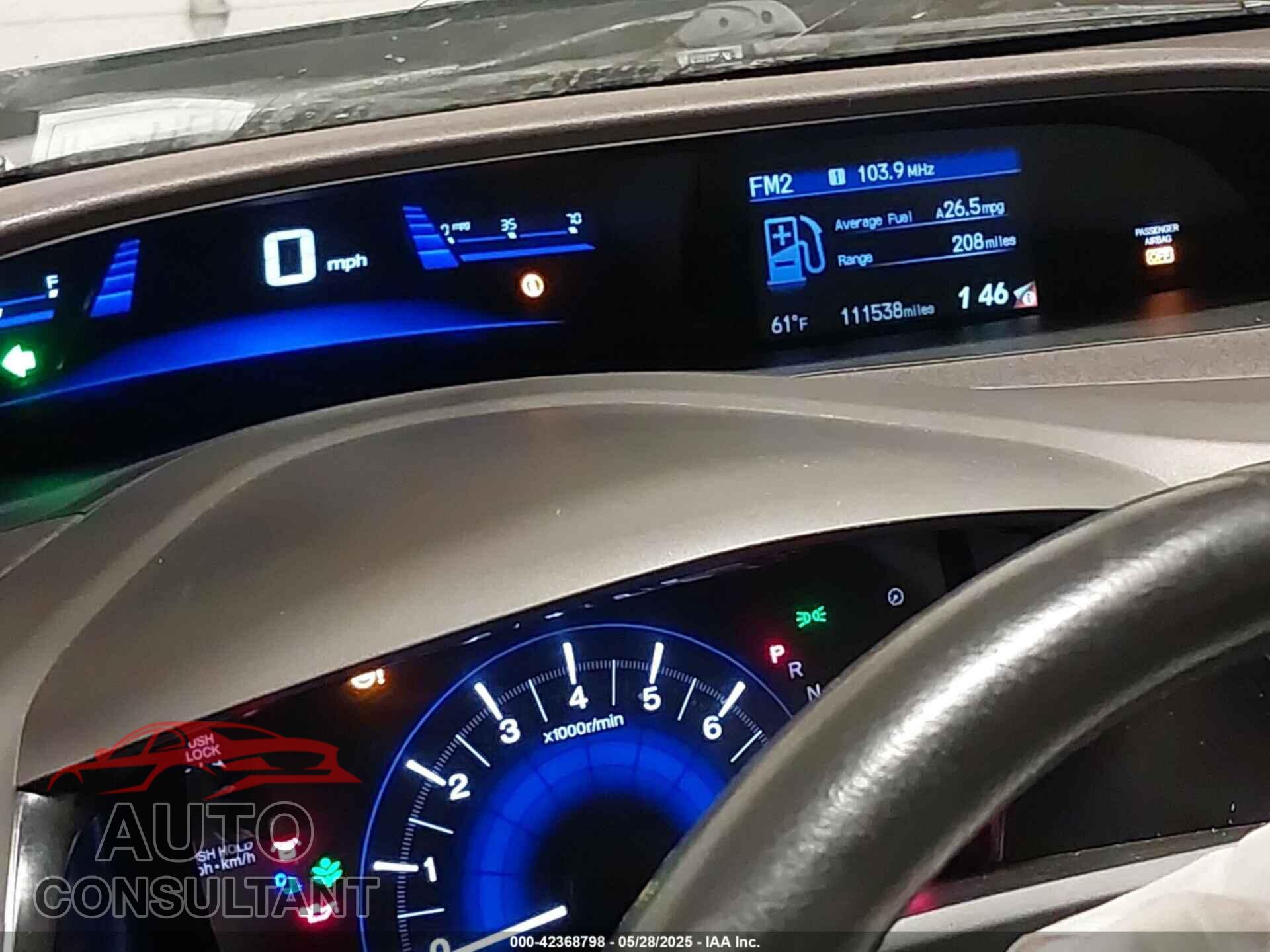 HONDA CIVIC 2012 - 2HGFB2F90CH596105