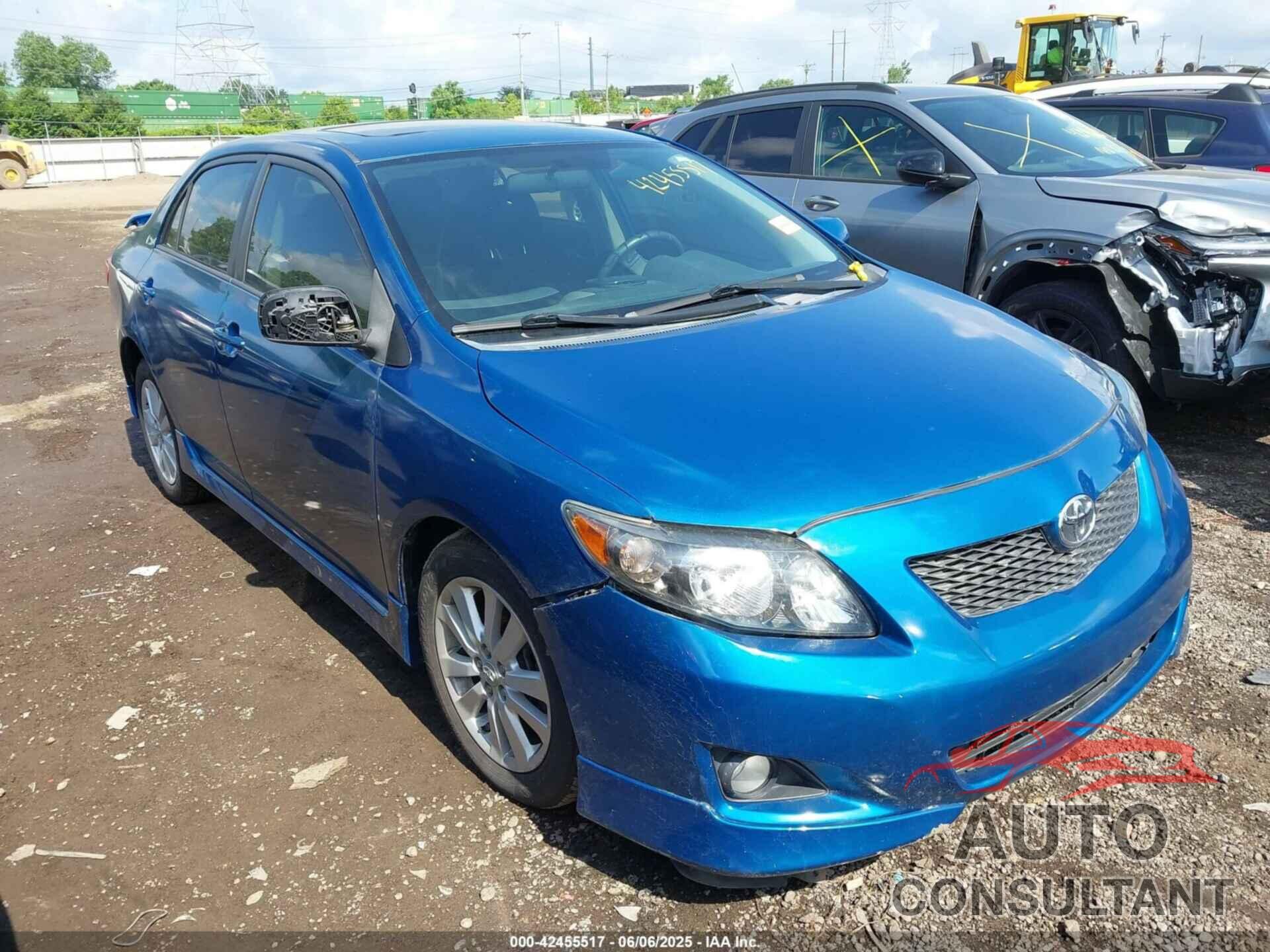 TOYOTA COROLLA 2009 - 1NXBU40E99Z064314