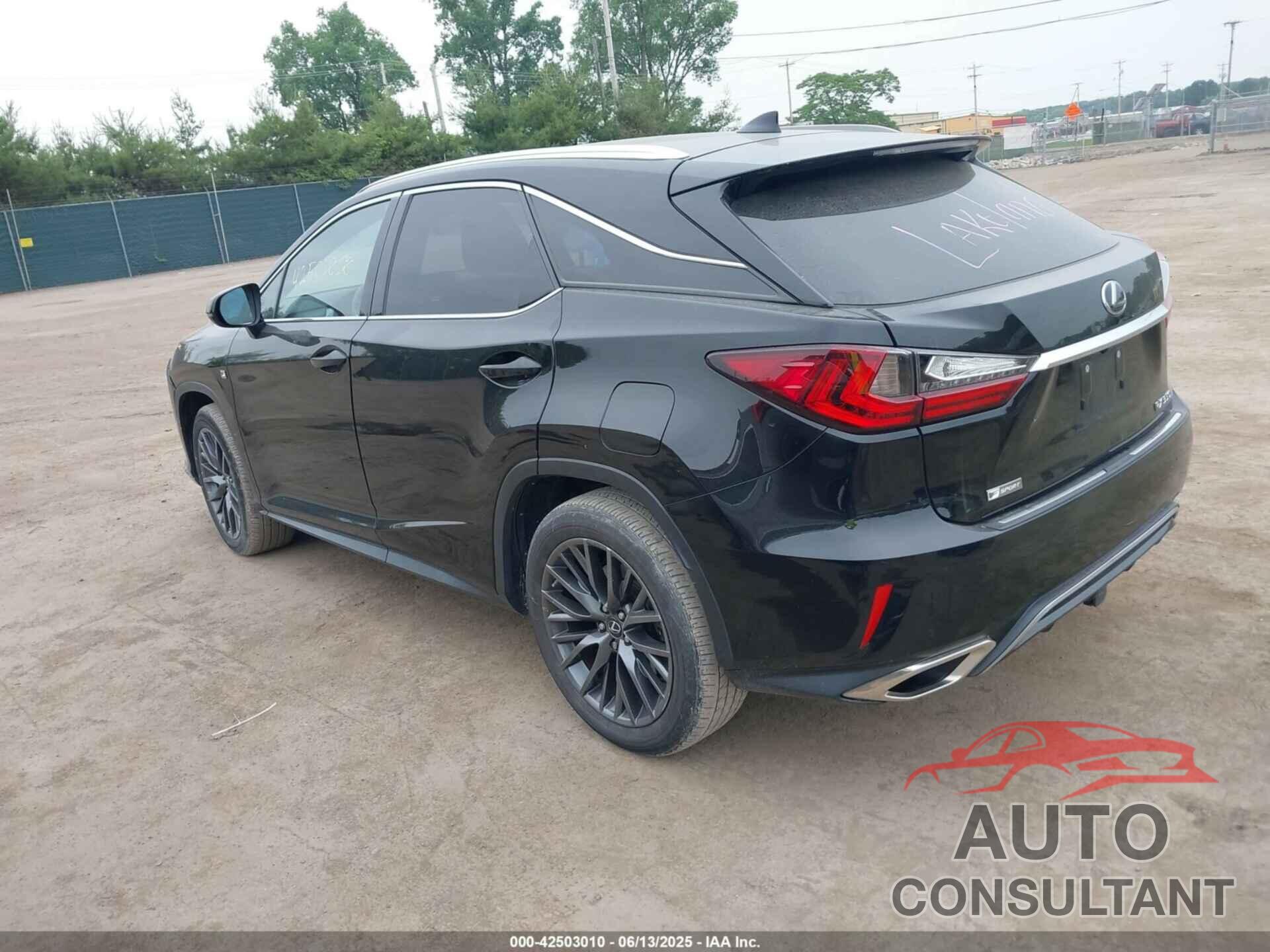 LEXUS RX 350 2016 - 2T2BZMCA5GC048079