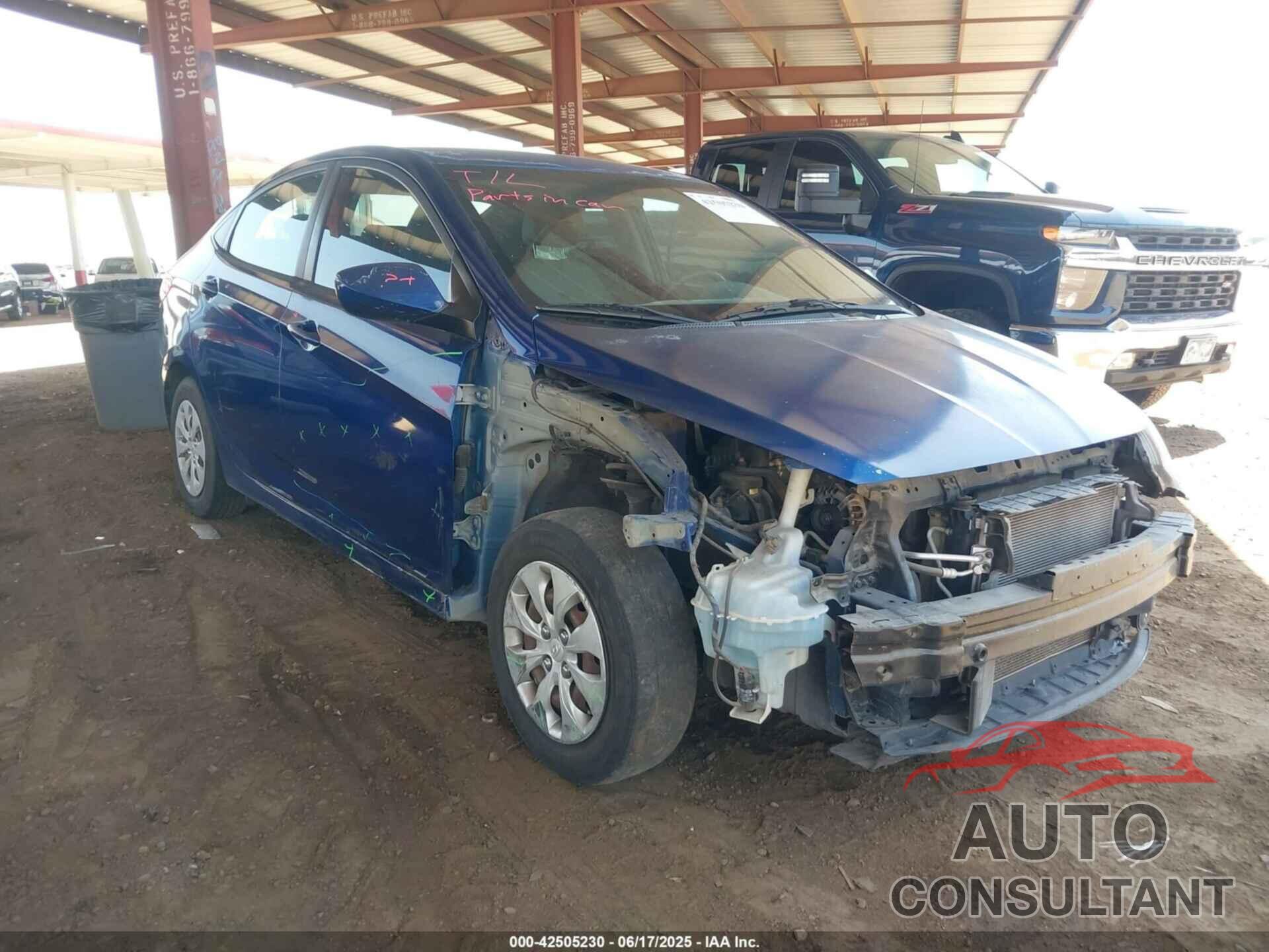 HYUNDAI ACCENT 2016 - KMHCT4AE6GU019026