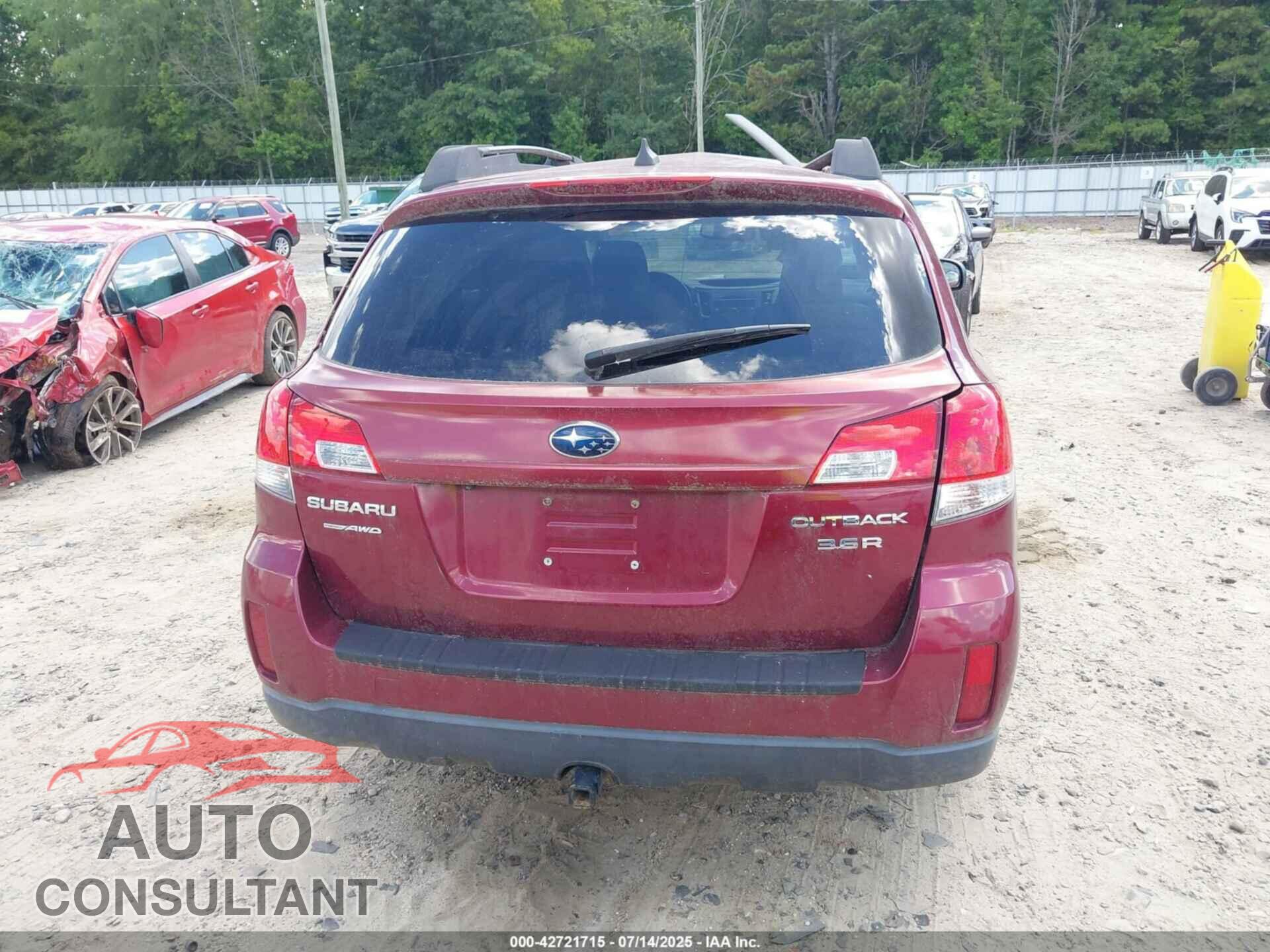 SUBARU OUTBACK 2011 - 4S4BRDKC5B2388083