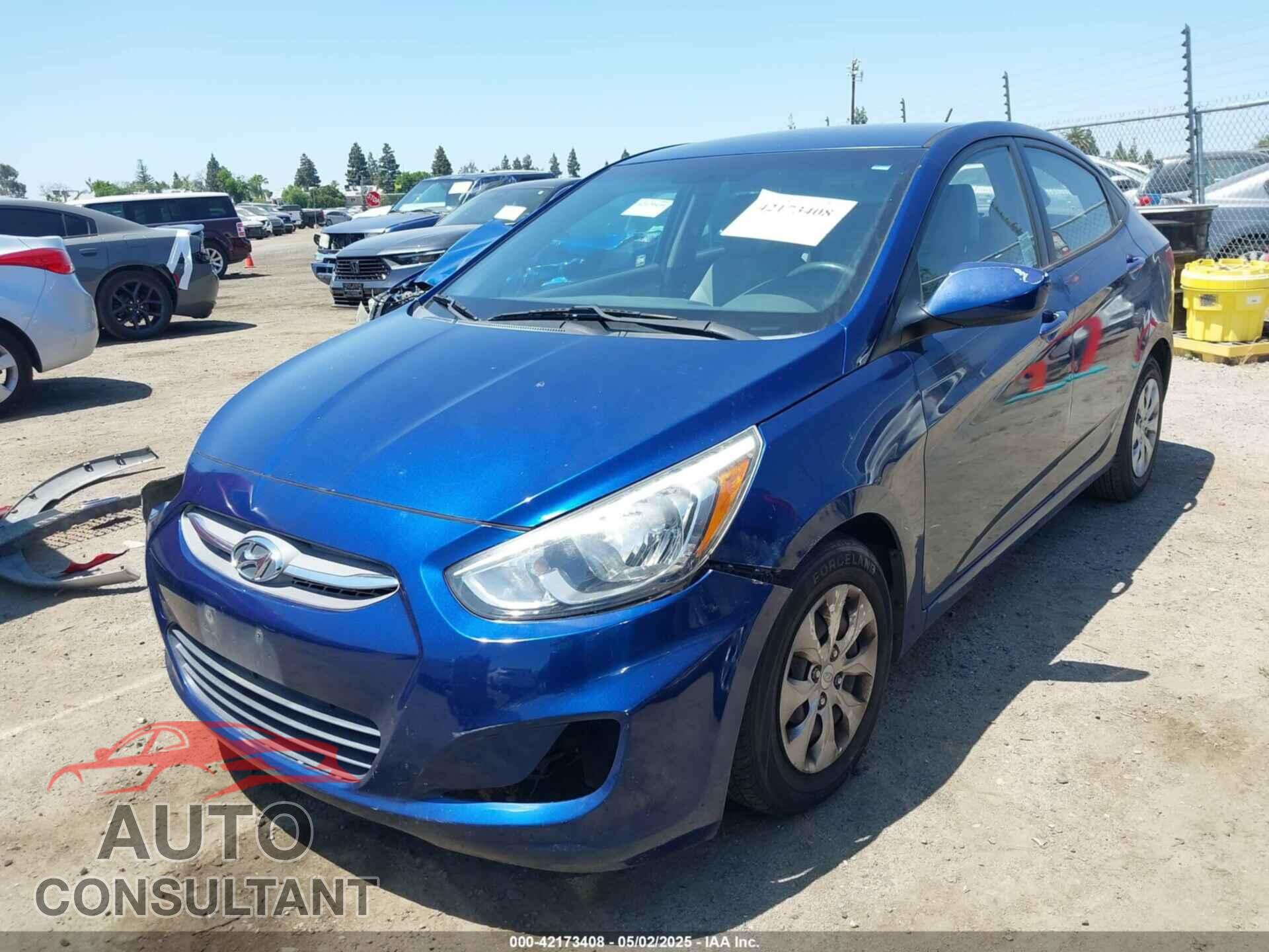 HYUNDAI ACCENT 2015 - KMHCT4AE3FU831706