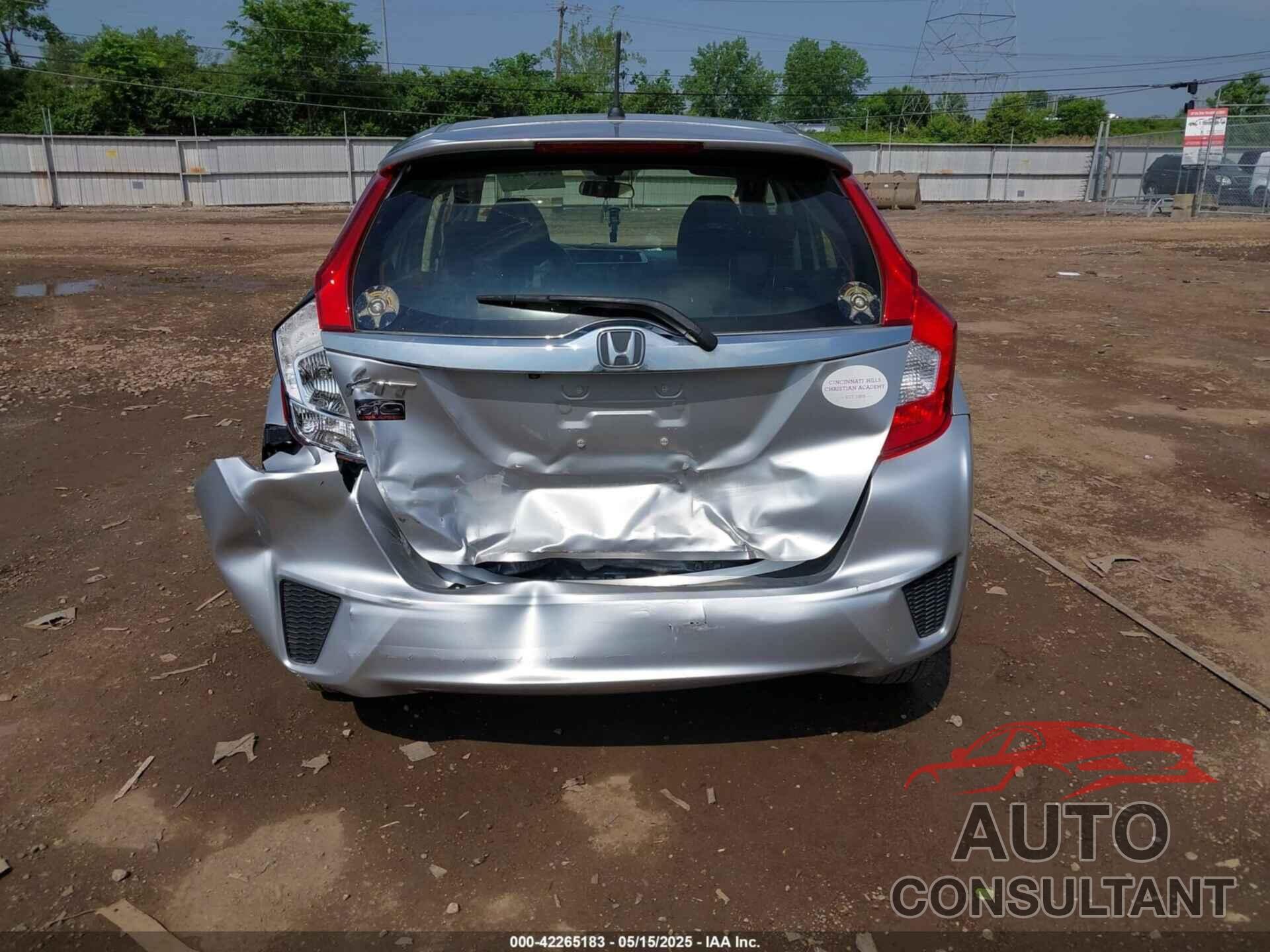 HONDA FIT 2016 - JHMGK5H7XGX014530