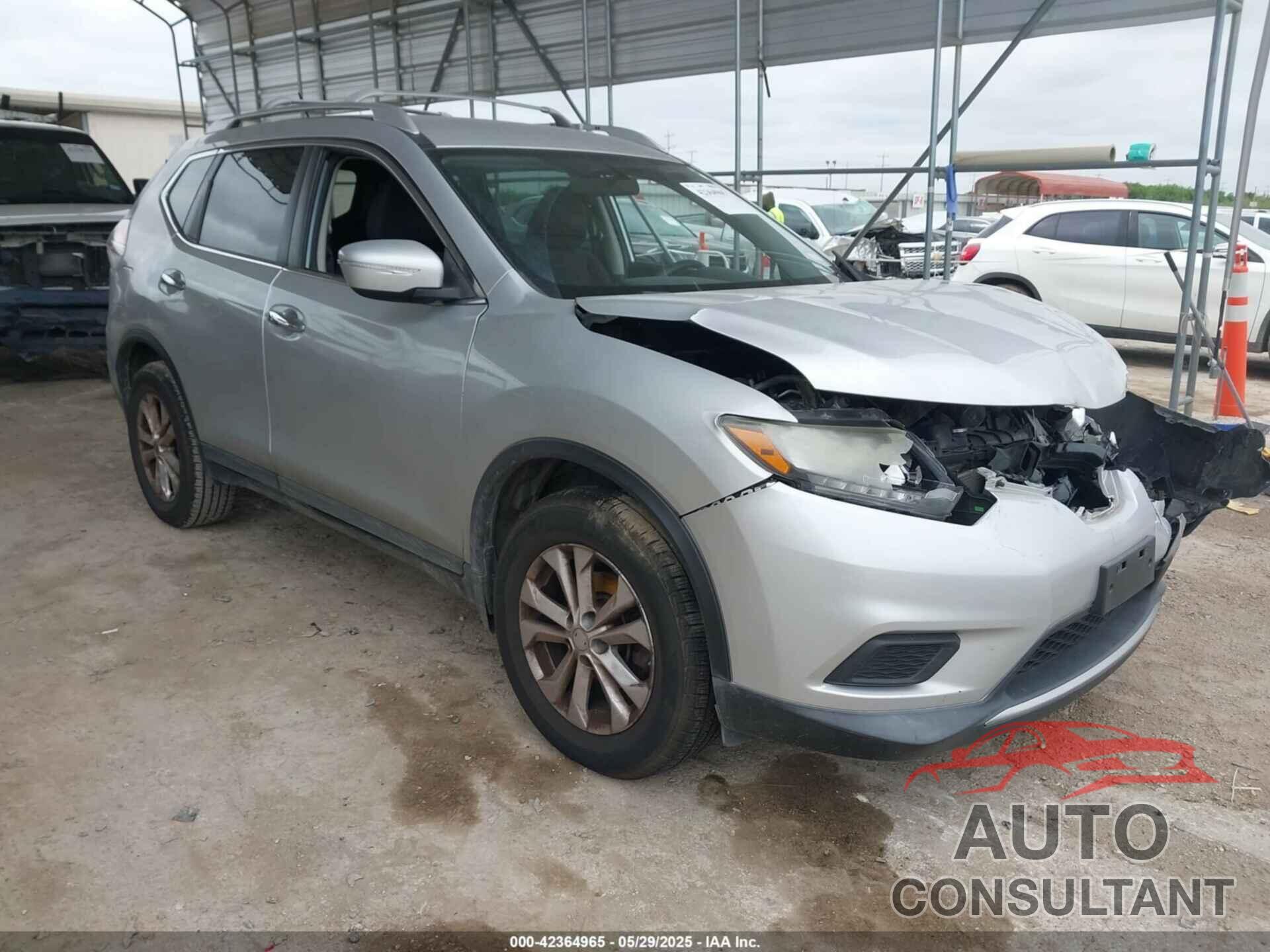 NISSAN ROGUE 2015 - KNMAT2MT1FP529212