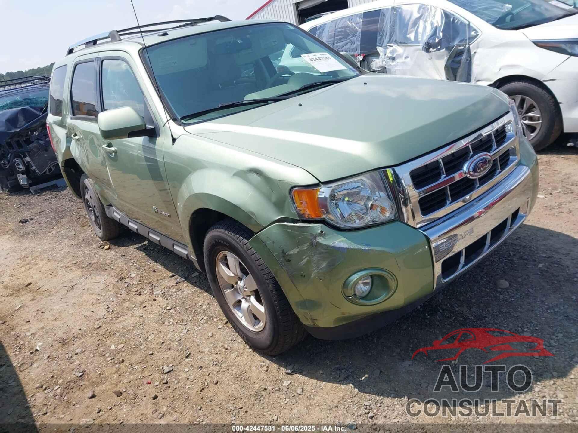 FORD ESCAPE HYBRID 2009 - 1FMCU49309KC97046