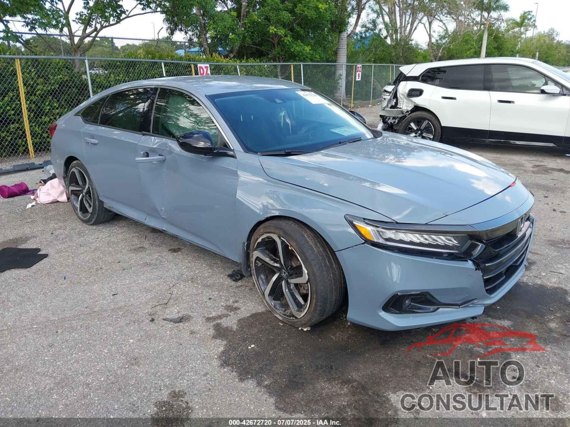 HONDA ACCORD 2022 - 1HGCV1F45NA119700
