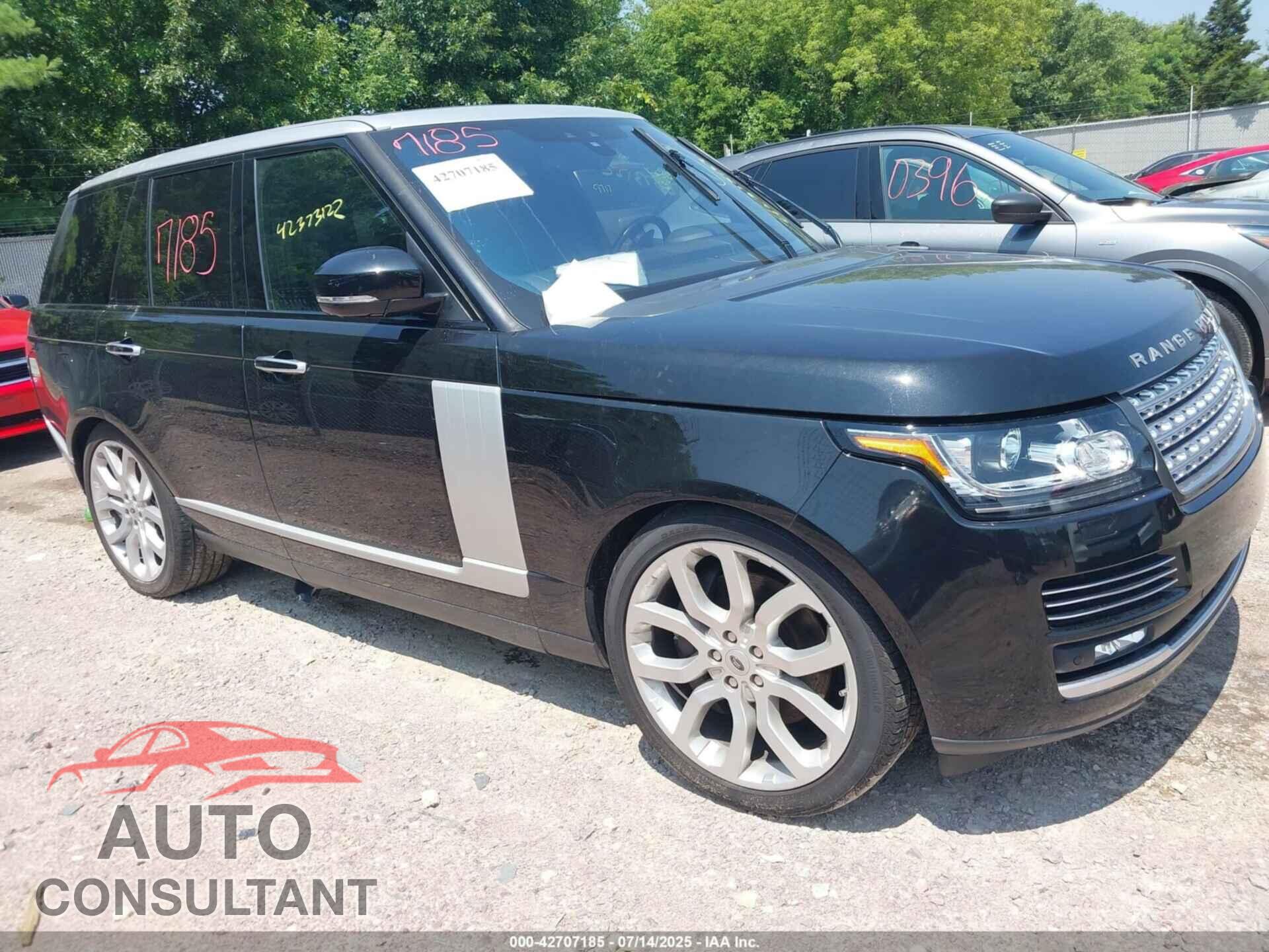 LAND ROVER RANGE ROVER 2017 - SALGS2FE1HA352431