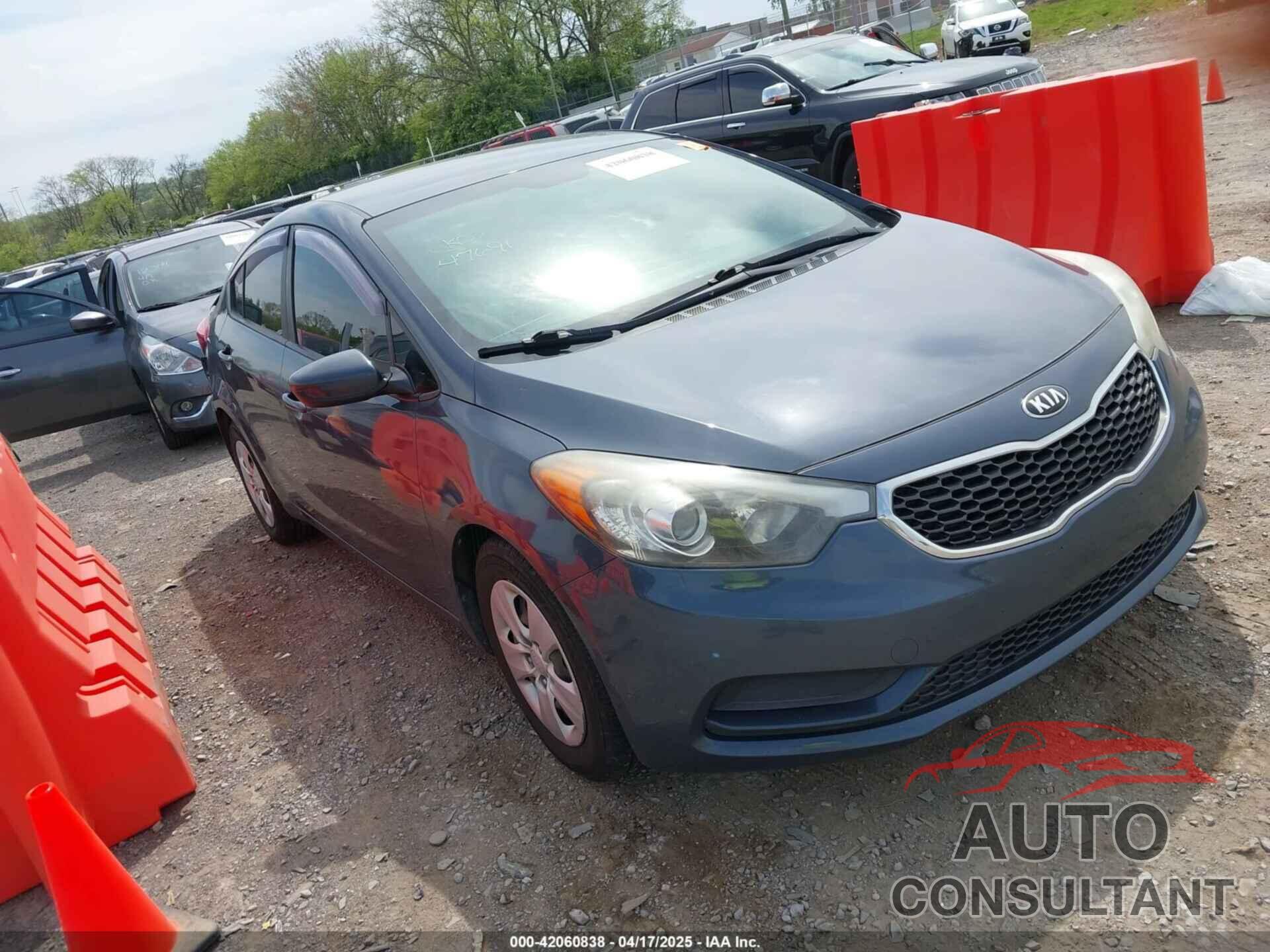 KIA FORTE 2016 - KNAFK4A60G5553353