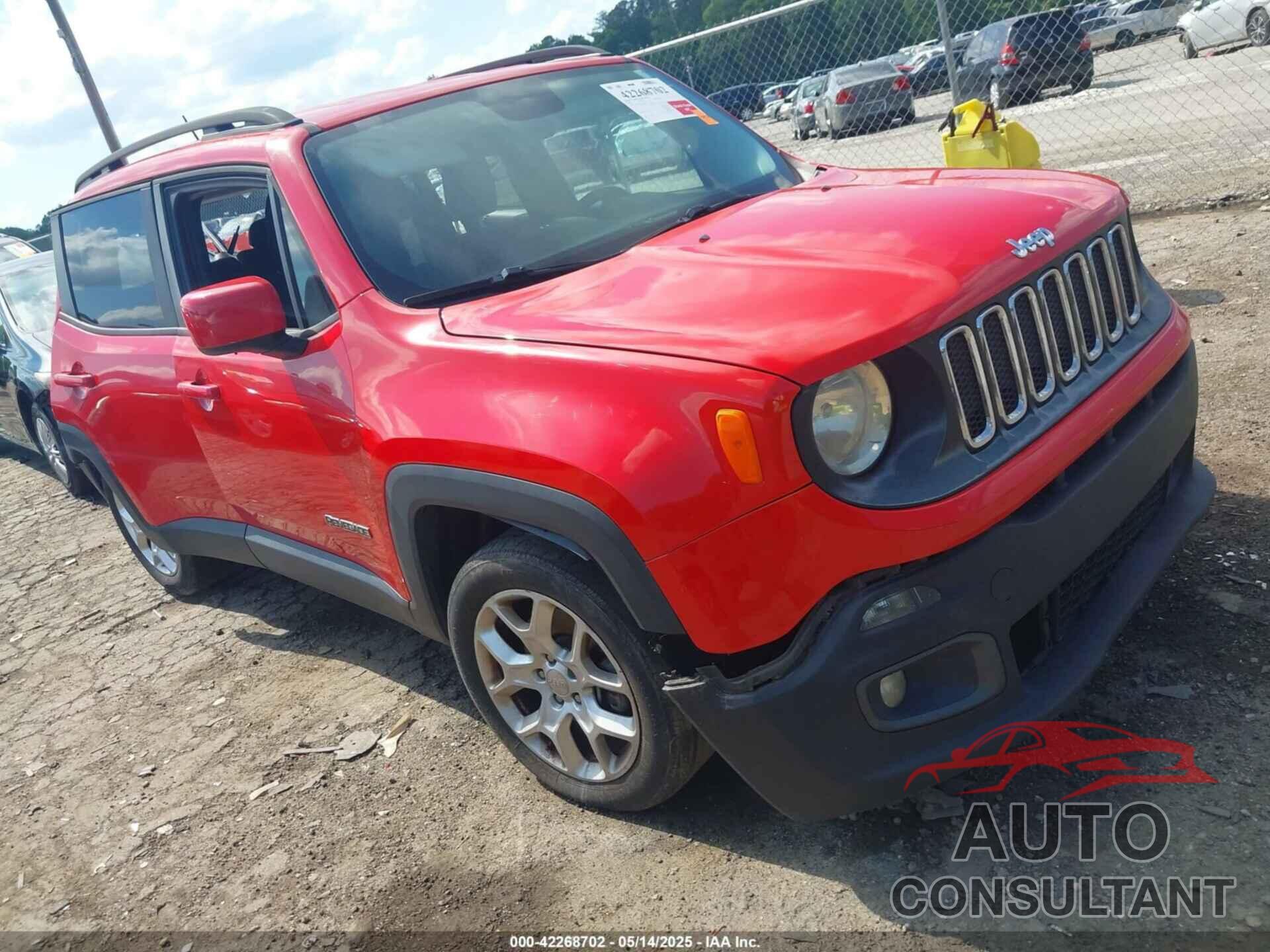 JEEP RENEGADE 2016 - ZACCJABT4GPD94548