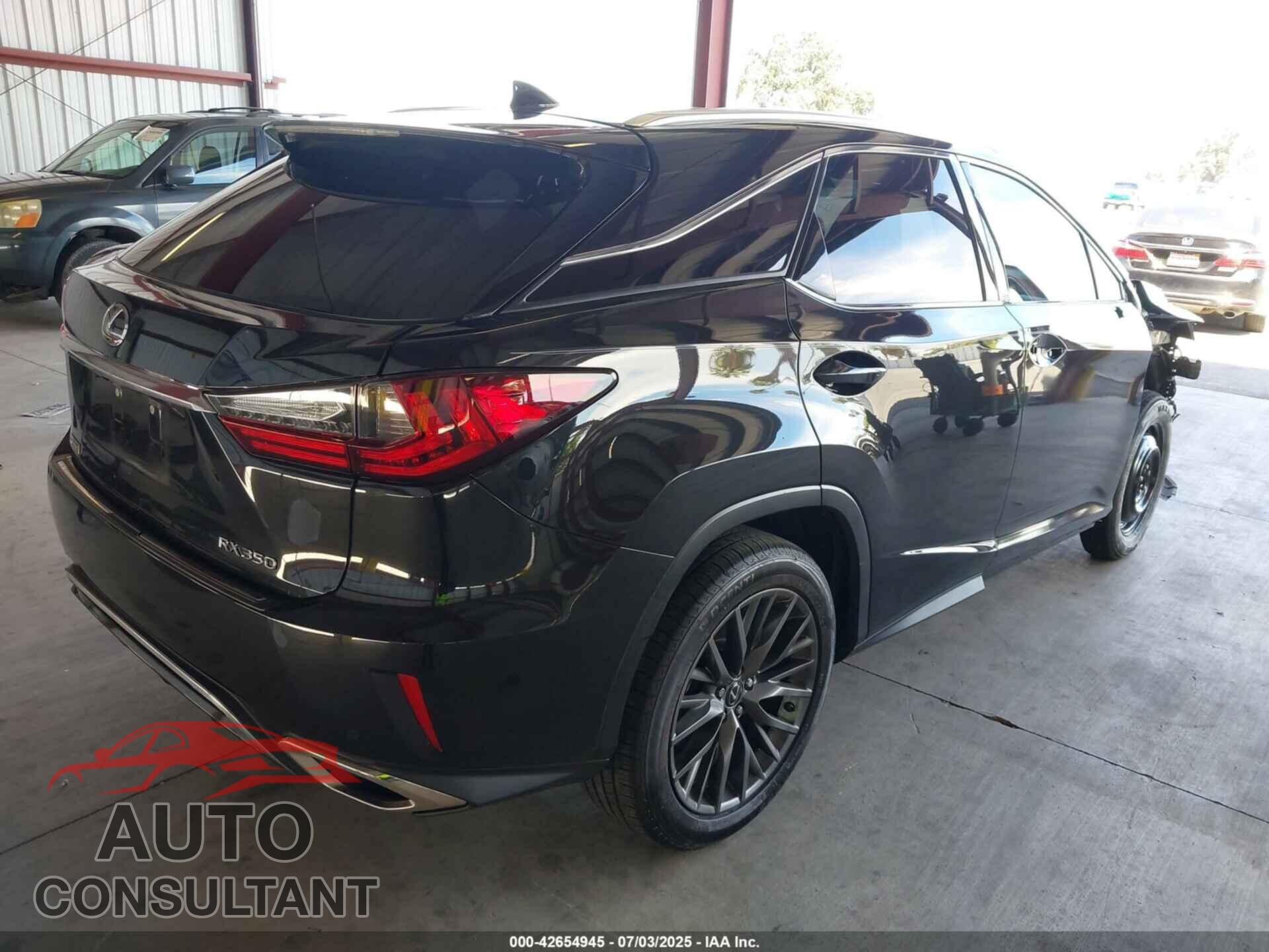 LEXUS RX 350 2017 - 2T2BZMCA4HC081771