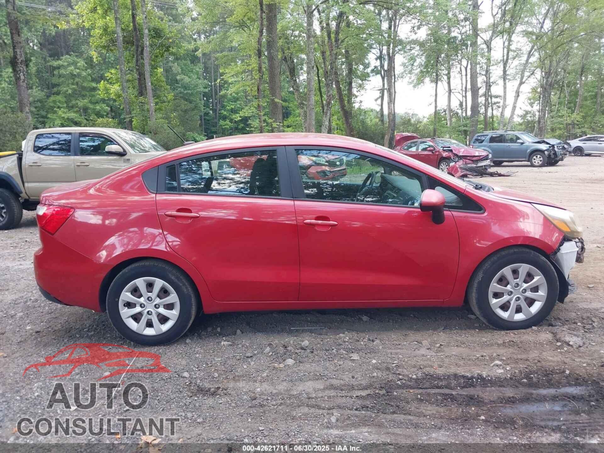 KIA RIO 2013 - KNADN4A38D6216262