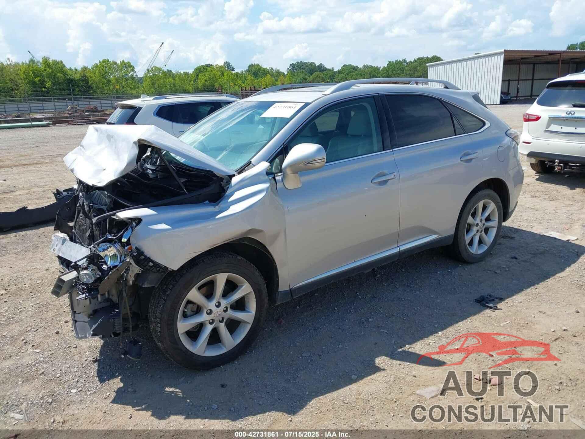 LEXUS RX 350 2010 - 2T2ZK1BA4AC030893