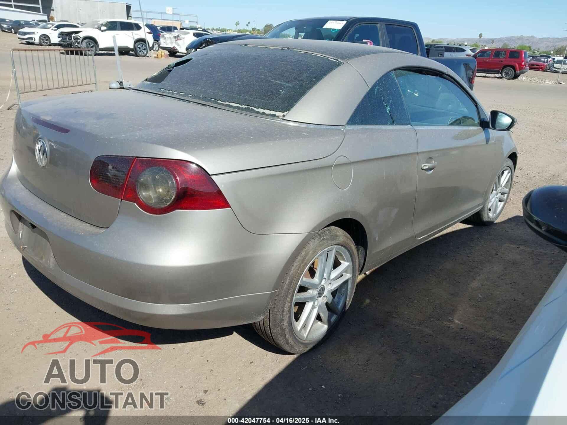 VOLKSWAGEN EOS 2009 - WVWFA71FX9V024731