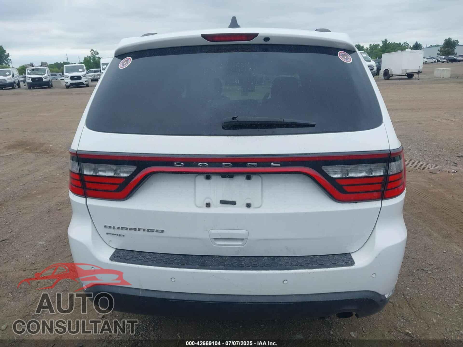 DODGE DURANGO 2017 - 1C4RDJAGXHC619437