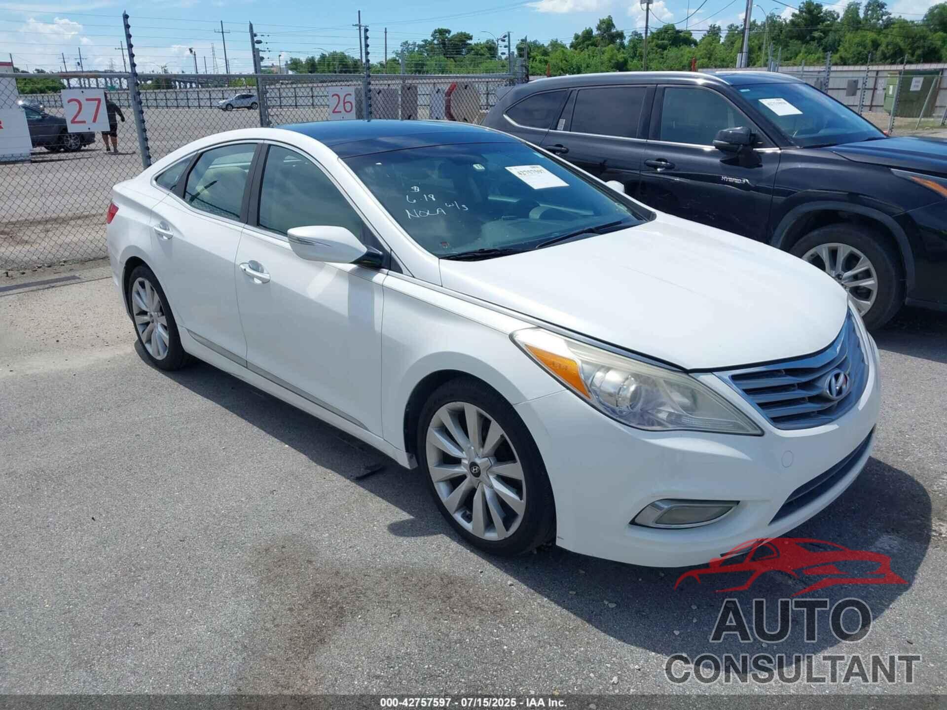 HYUNDAI AZERA 2014 - KMHFH4JG9EA353114