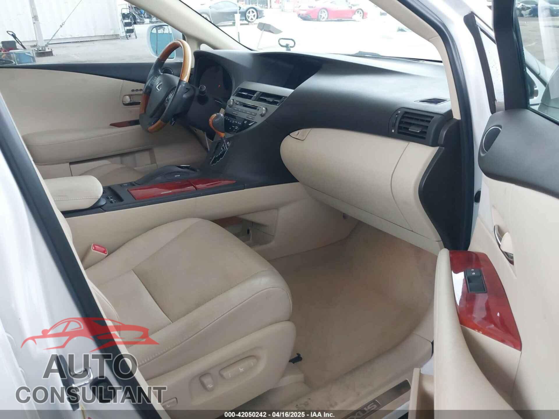 LEXUS RX 350 2011 - 2T2BK1BA7BC112233