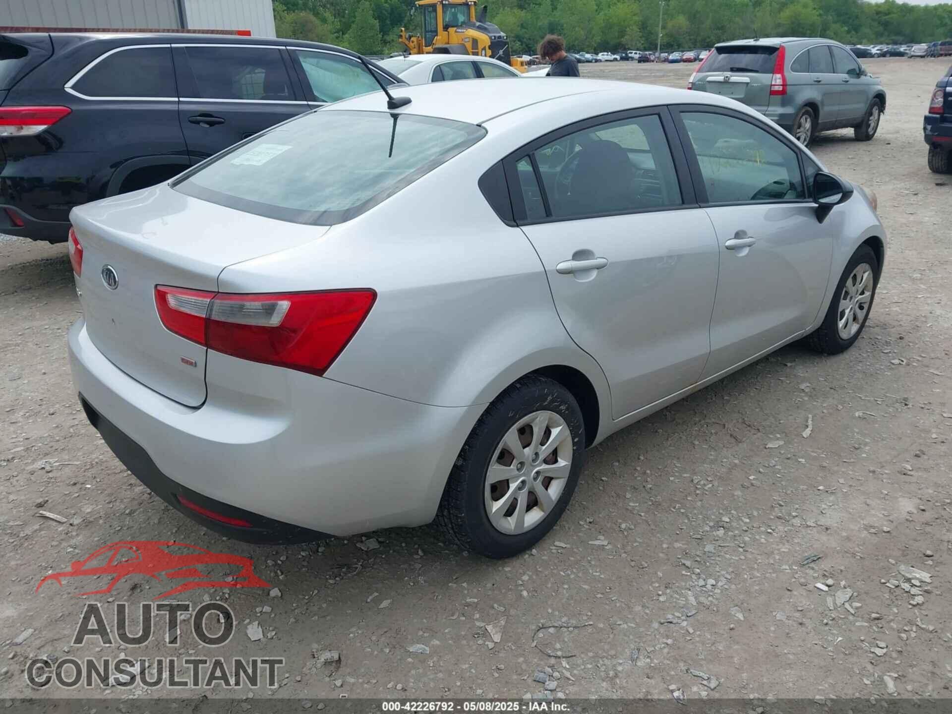 KIA RIO 2012 - KNADM4A39C6088292