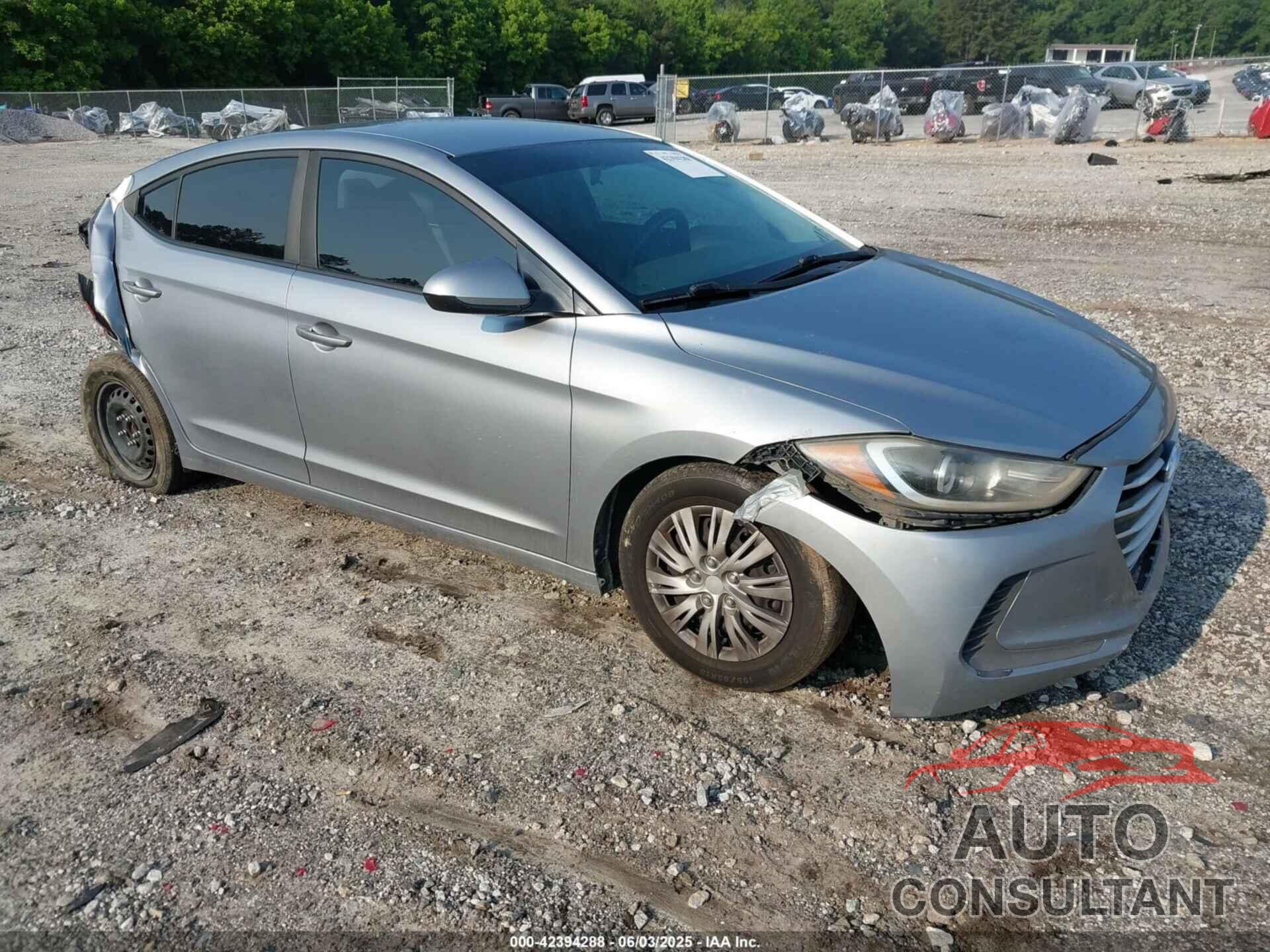 HYUNDAI ELANTRA 2017 - 5NPD74LF8HH112001