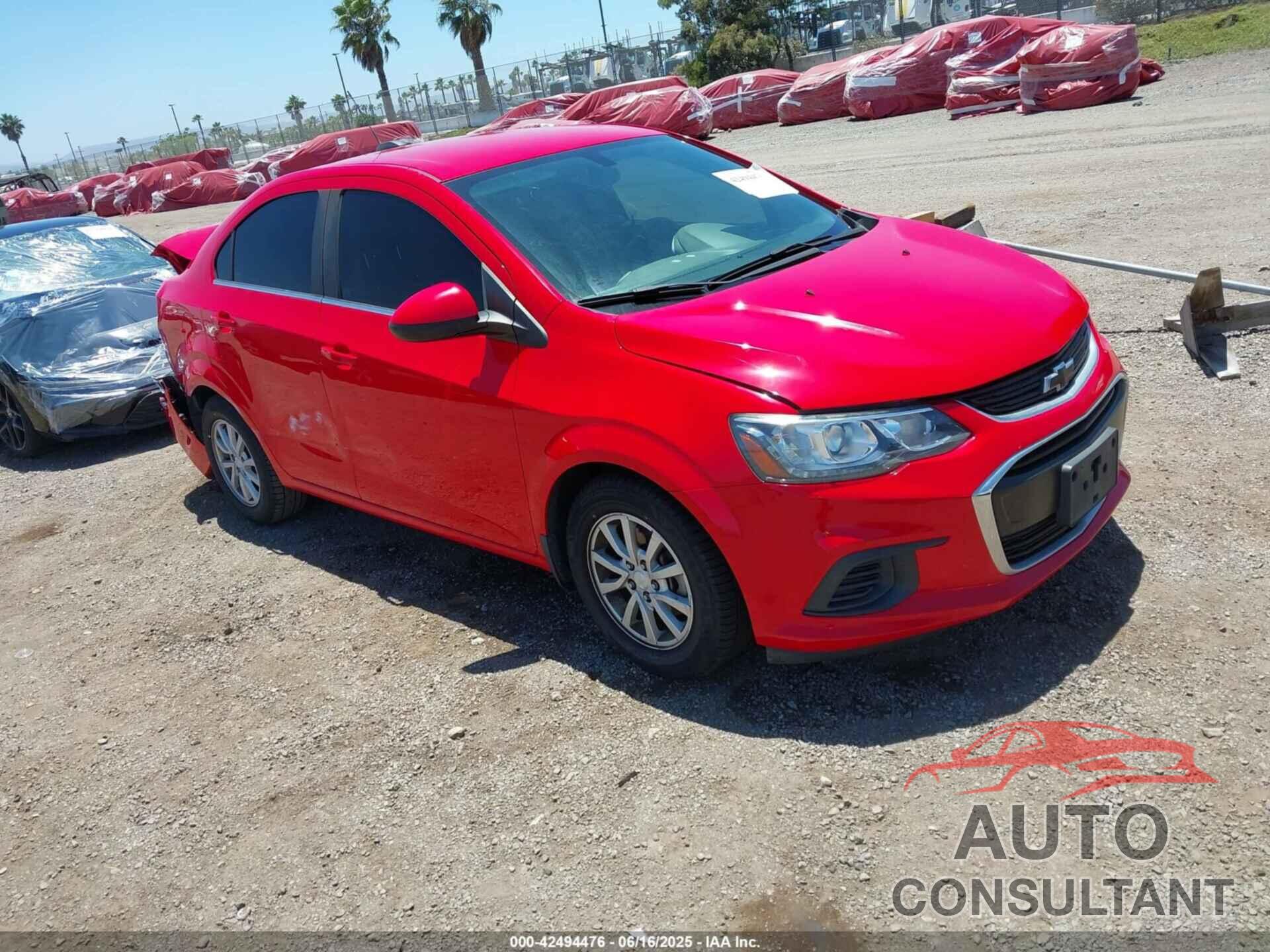 CHEVROLET SONIC 2018 - 1G1JD5SG3J4123567