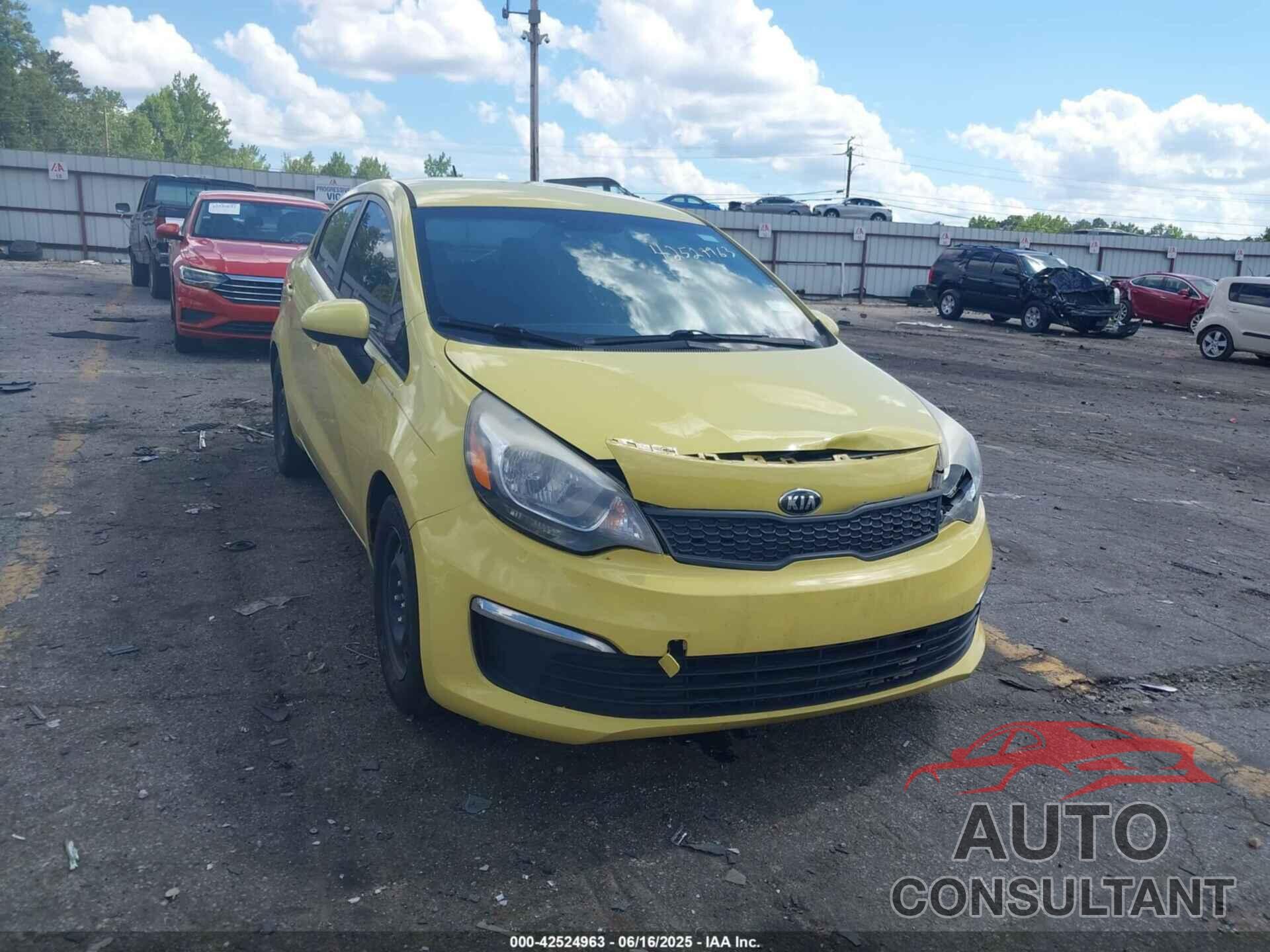 KIA RIO 2016 - KNADM4A37G6607619