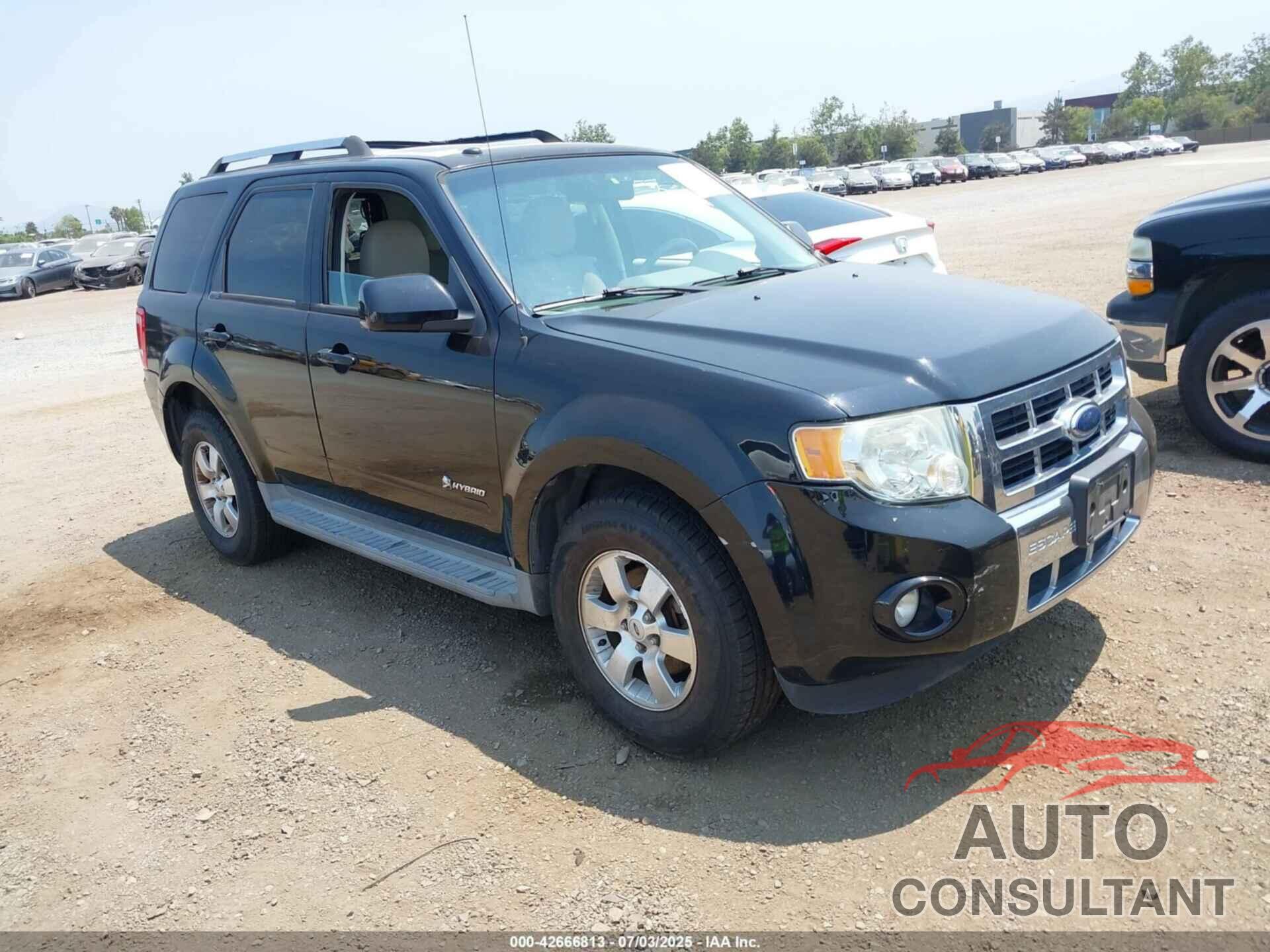 FORD ESCAPE HYBRID 2009 - 1FMCU49319KB21624