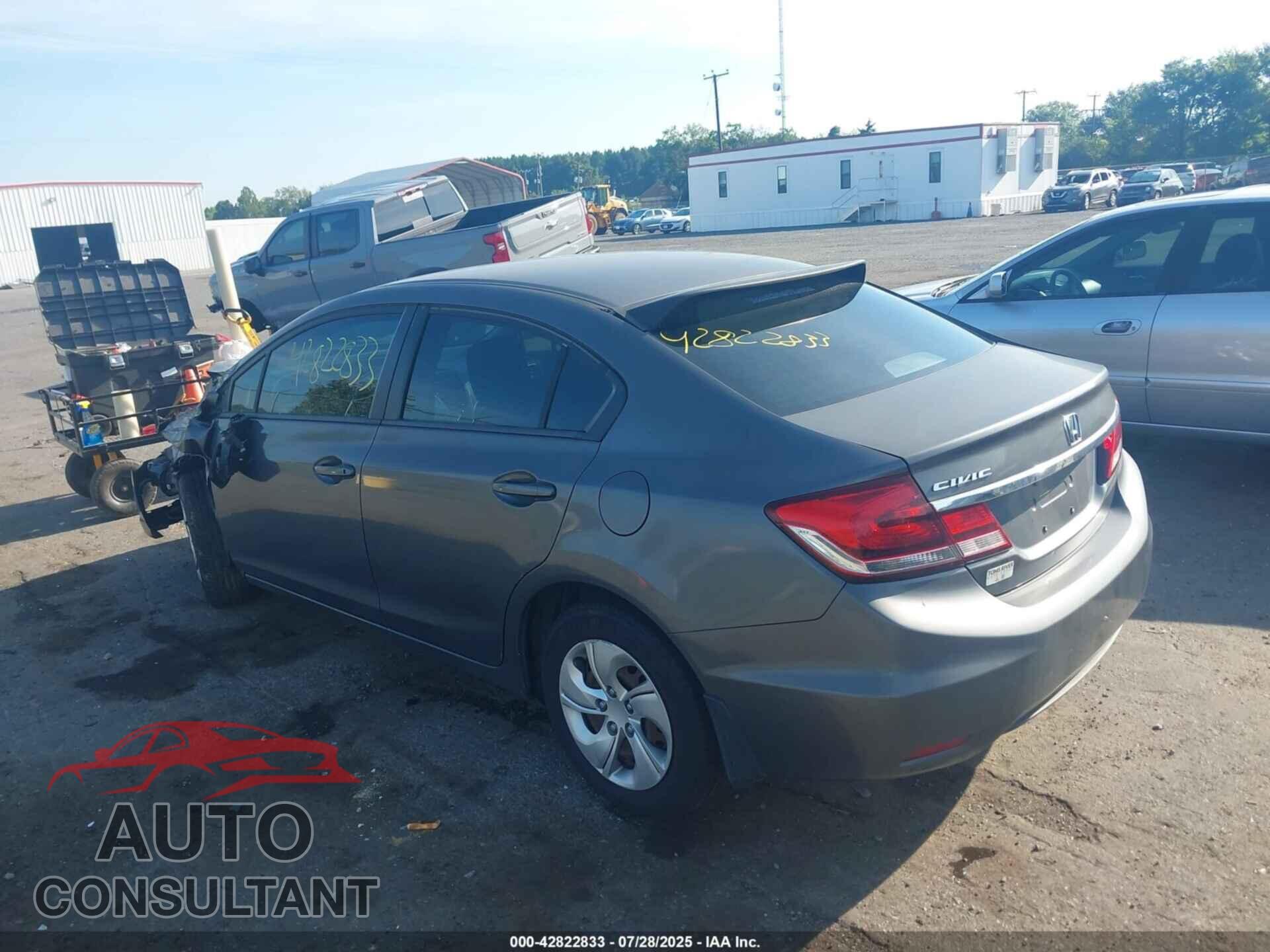 HONDA CIVIC 2013 - 2HGFB2F54DH504721