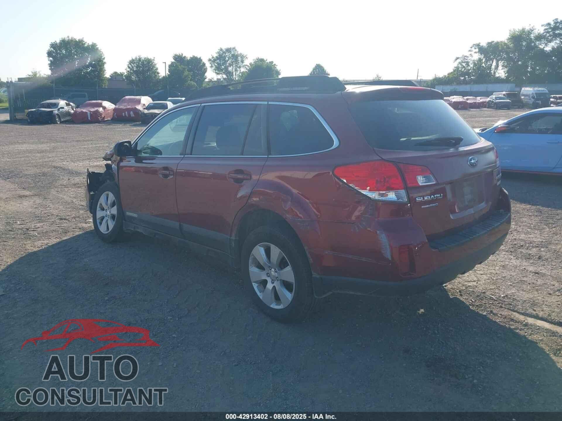 SUBARU OUTBACK 2012 - 4S4BRBGC2C3299919