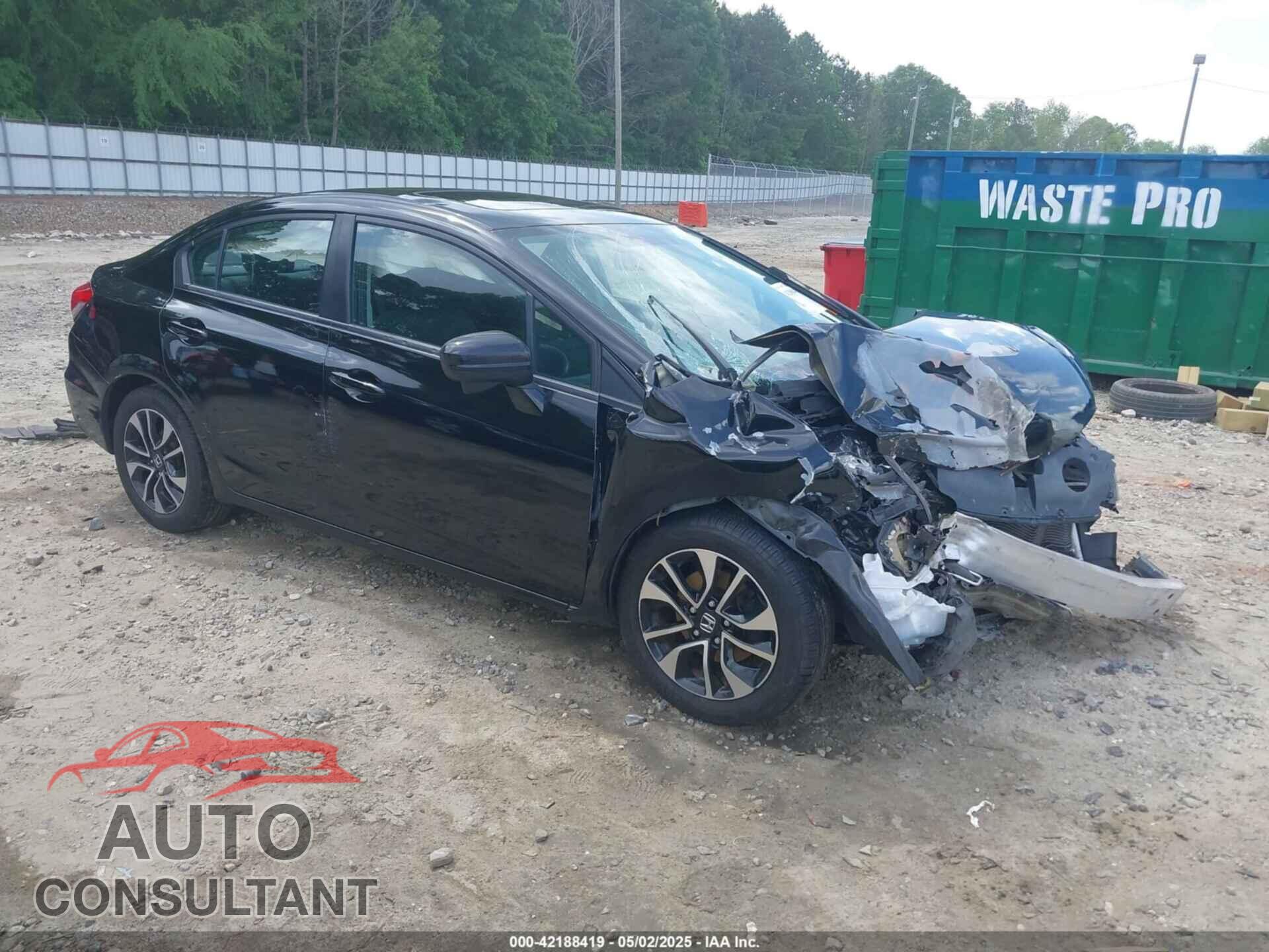 HONDA CIVIC 2014 - 2HGFB2F8XEH538500