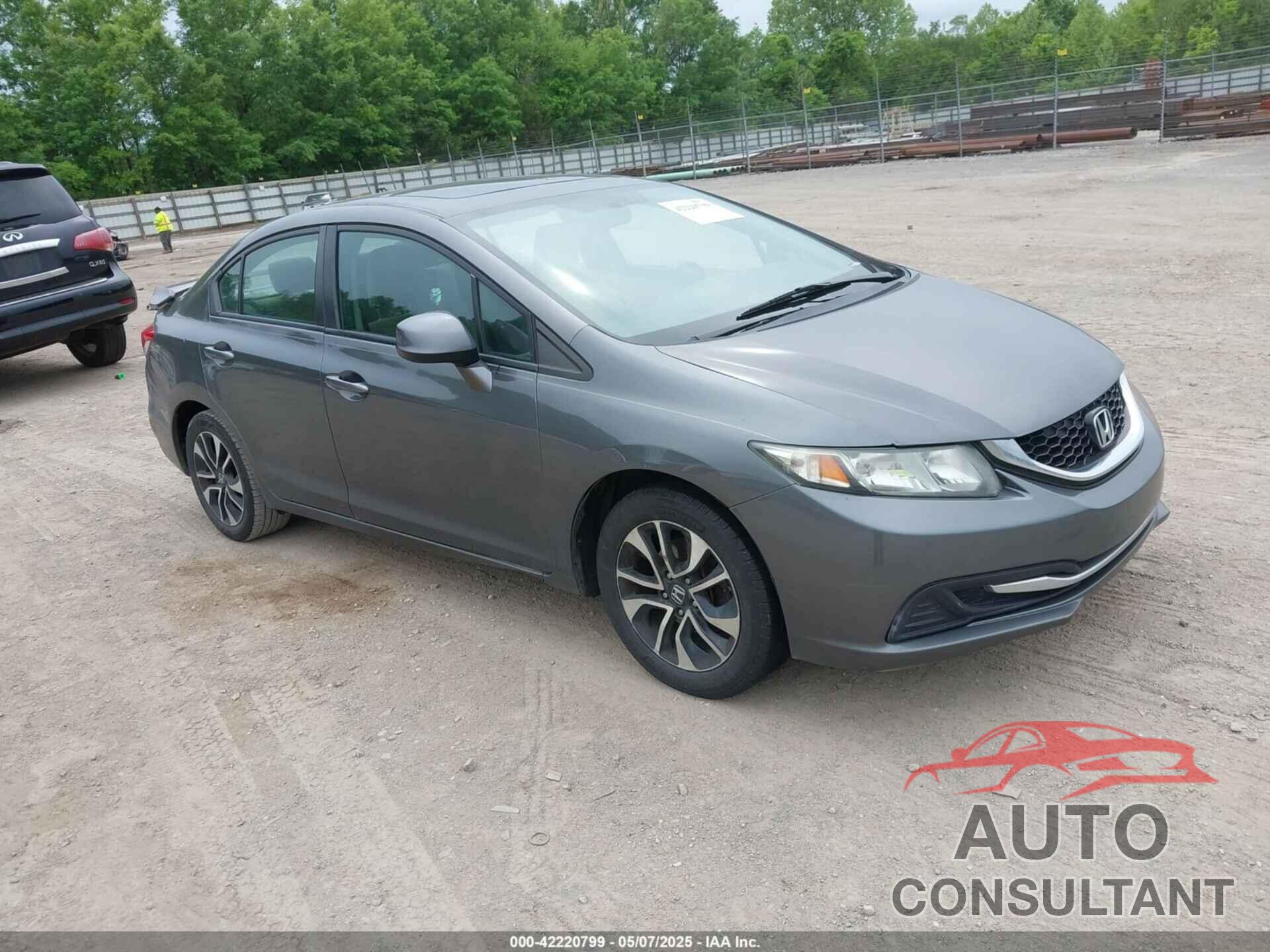 HONDA CIVIC 2013 - 2HGFB2F8XDH502546