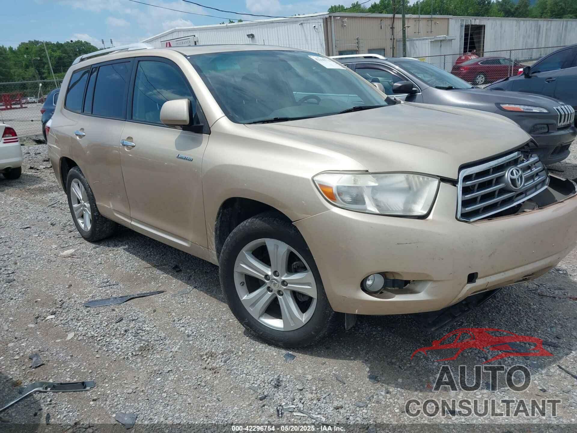 TOYOTA HIGHLANDER 2010 - 5TDDK3EH7AS038559