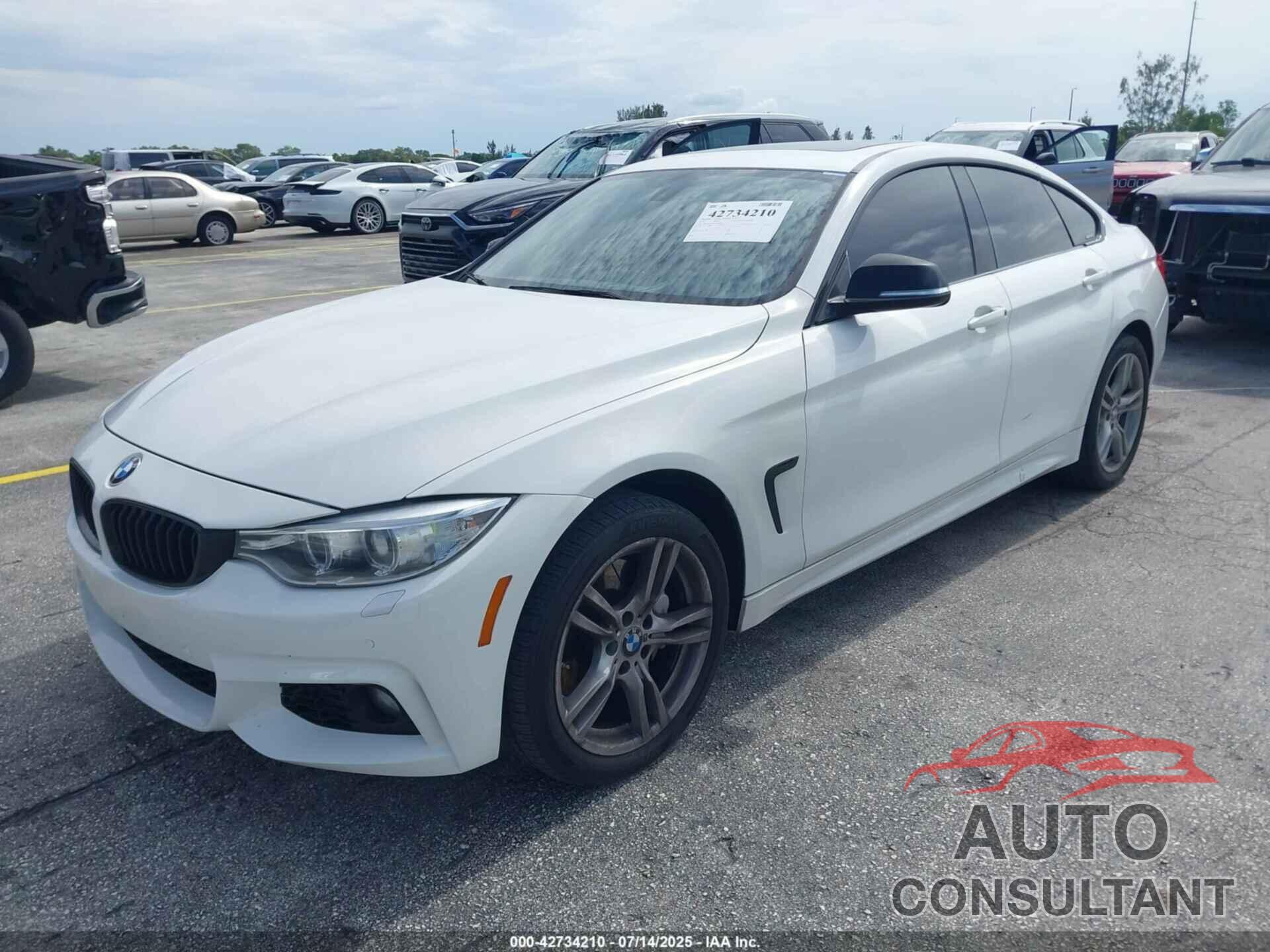 BMW 435I GRAN COUPE 2016 - WBA4B3C58GG528016