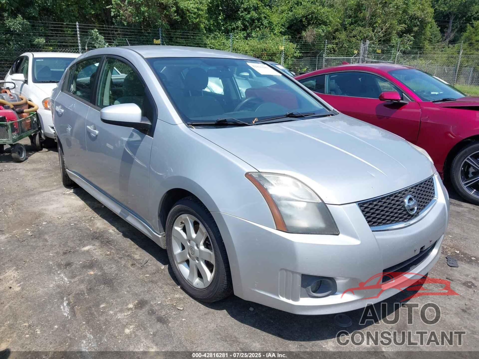NISSAN SENTRA 2012 - 3N1AB6AP8CL677496