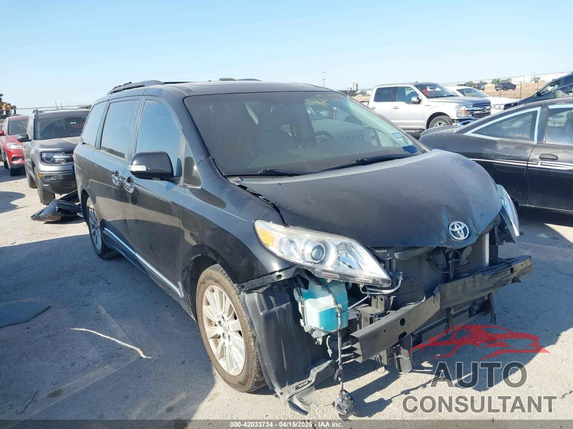 TOYOTA SIENNA 2013 - 5TDYK3DC0DS293680