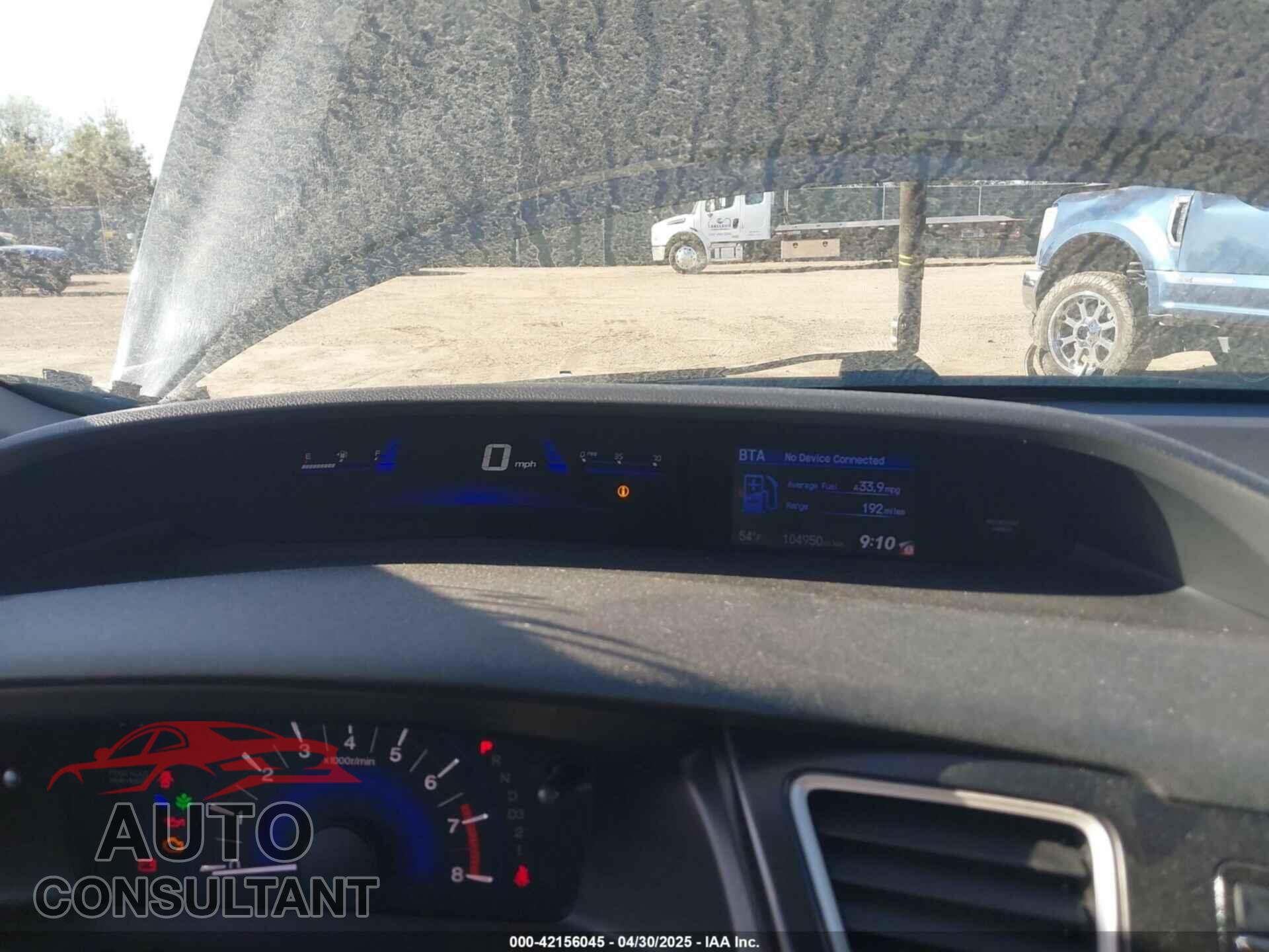 HONDA CIVIC 2013 - 19XFB2F52DE086704