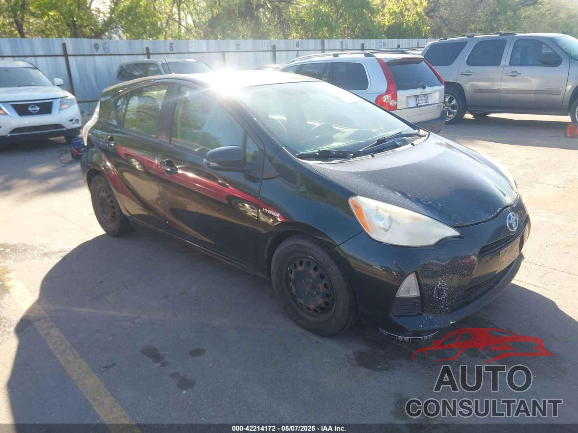 TOYOTA PRIUS C 2013 - JTDKDTB34D1550078