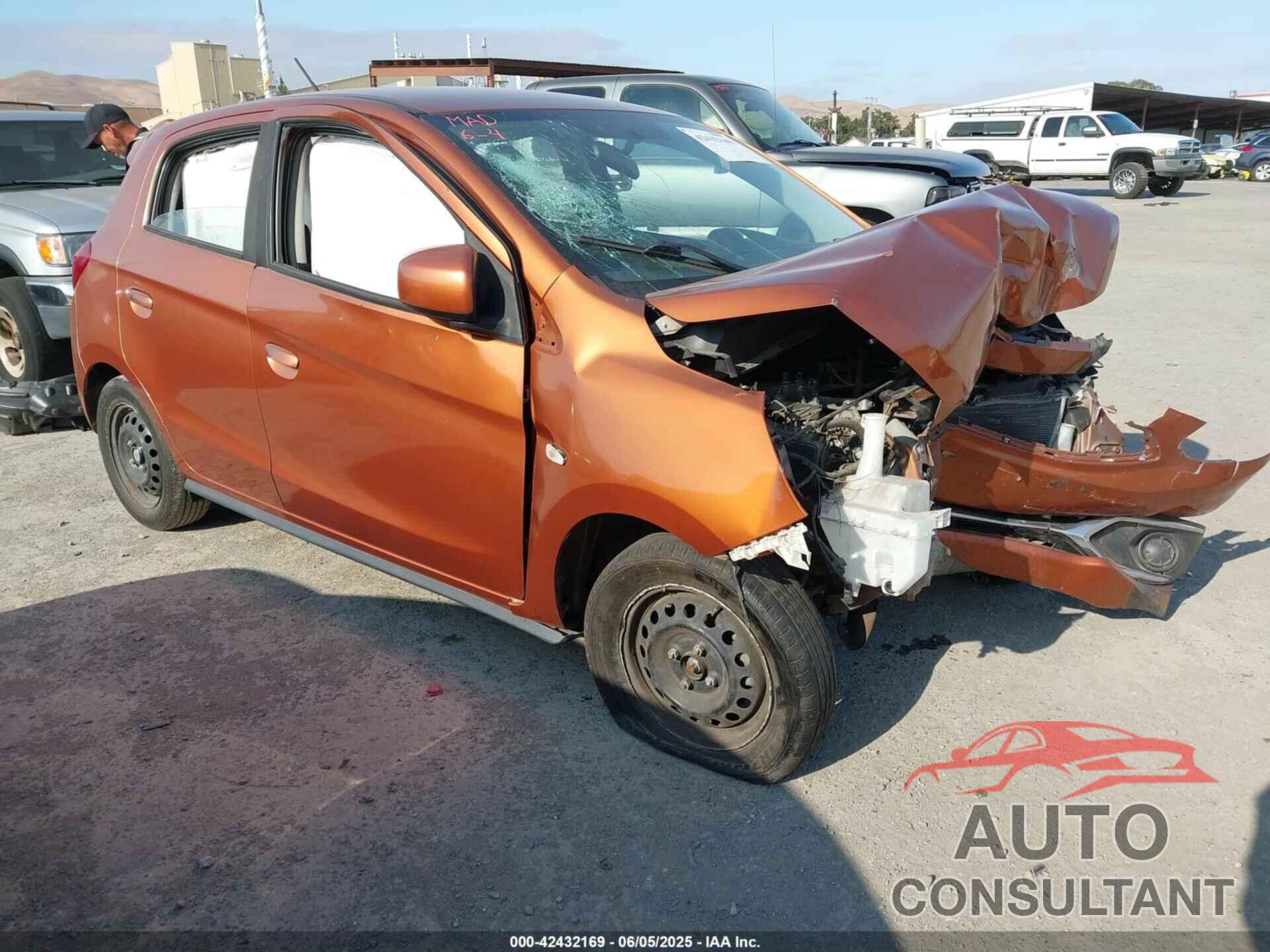 MITSUBISHI MIRAGE 2017 - ML32A3HJ6HH021794