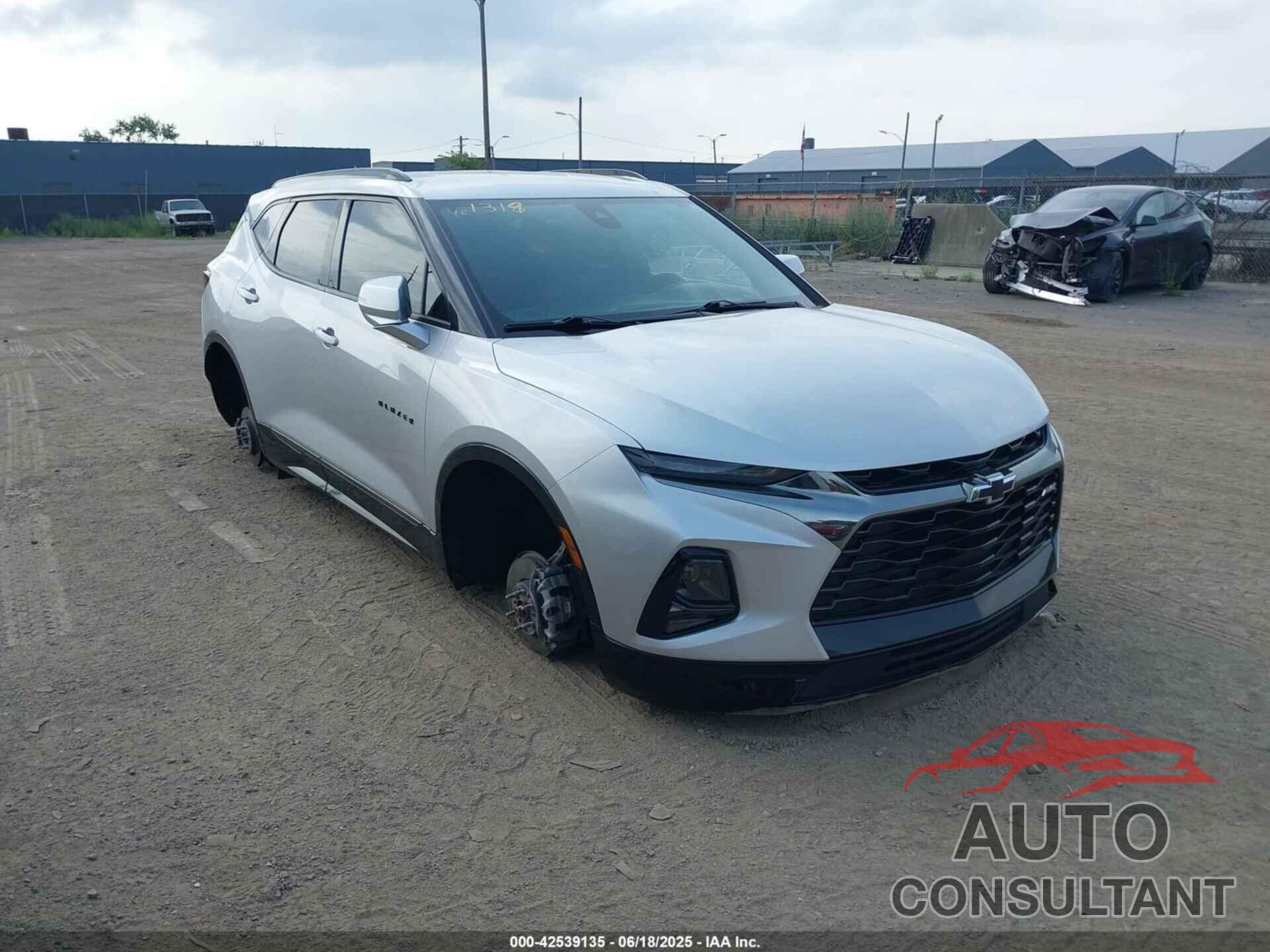 CHEVROLET BLAZER 2022 - 3GNKBERS9NS181319