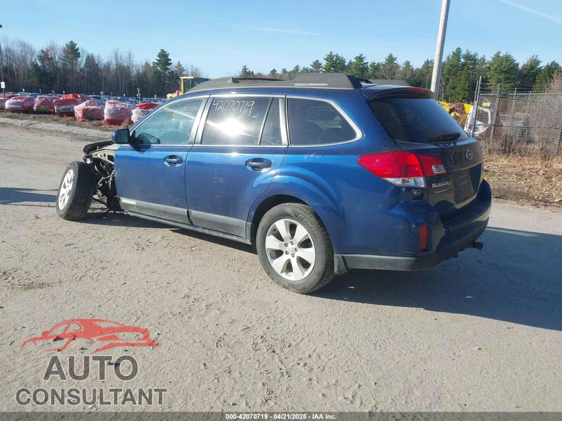 SUBARU OUTBACK 2010 - 4S4BRBCC9A3372027