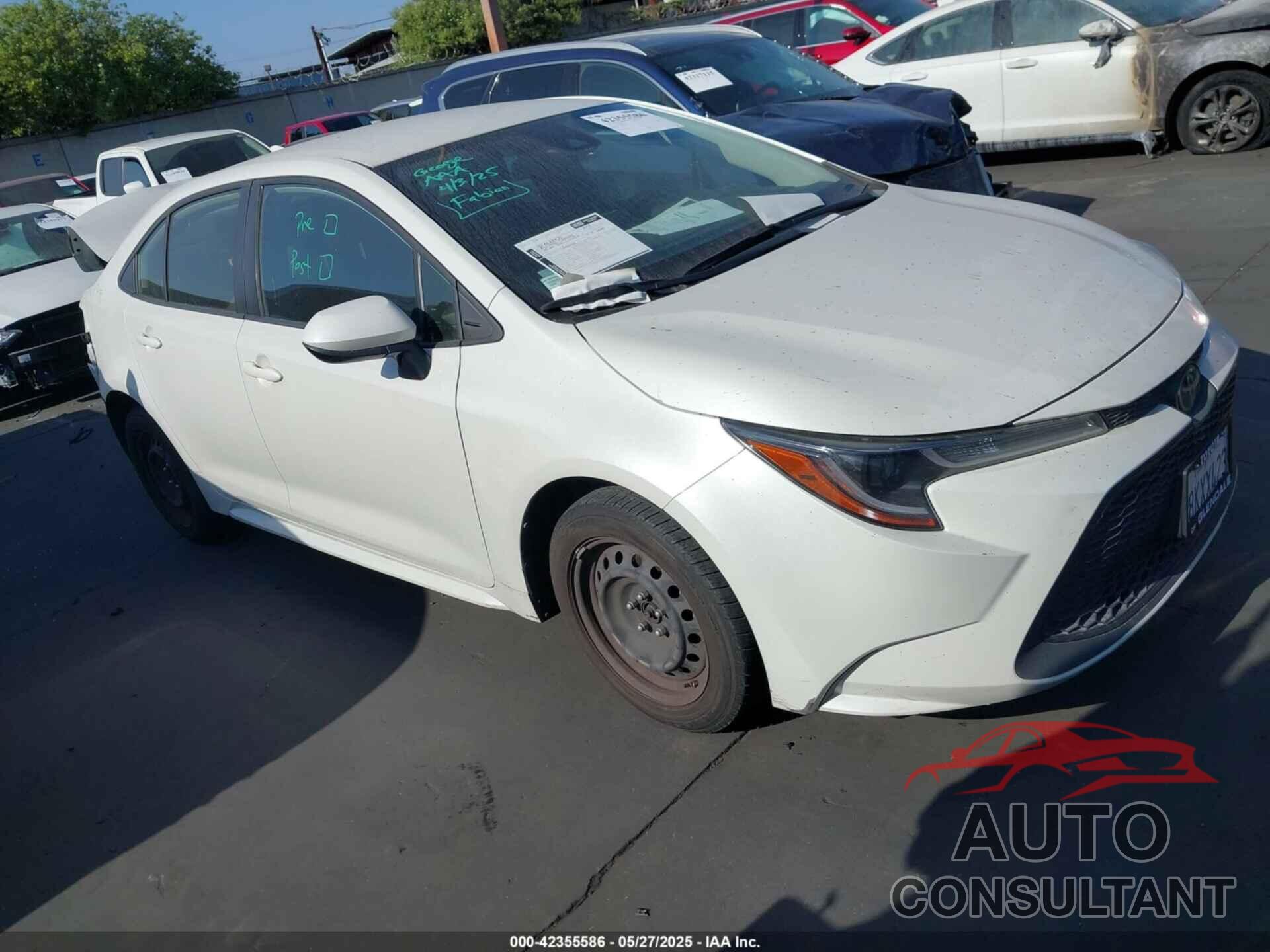 TOYOTA COROLLA 2020 - JTDEPRAE5LJ011719