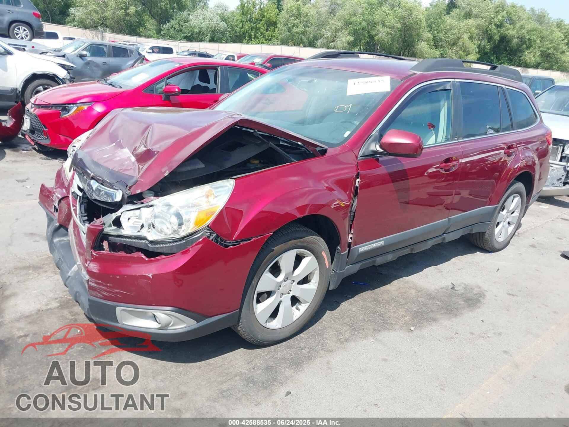 SUBARU OUTBACK 2011 - 4S4BRBCC1B3341050