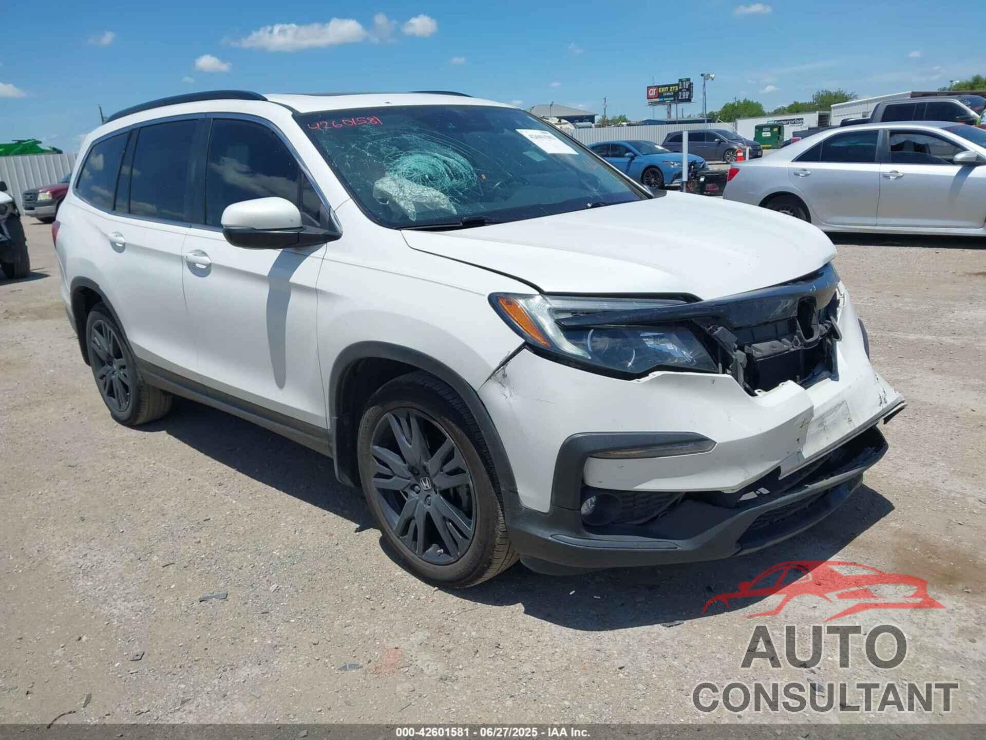 HONDA PILOT 2021 - 5FNYF5H28MB014353